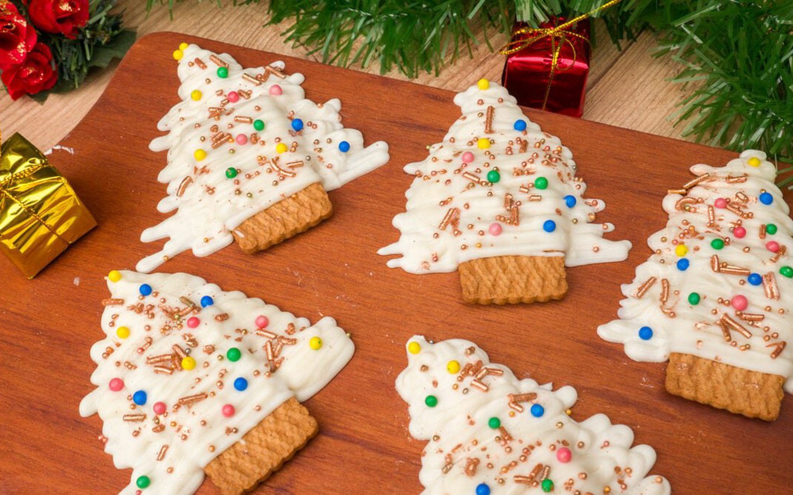 Biscoitinho Árvore de Natal