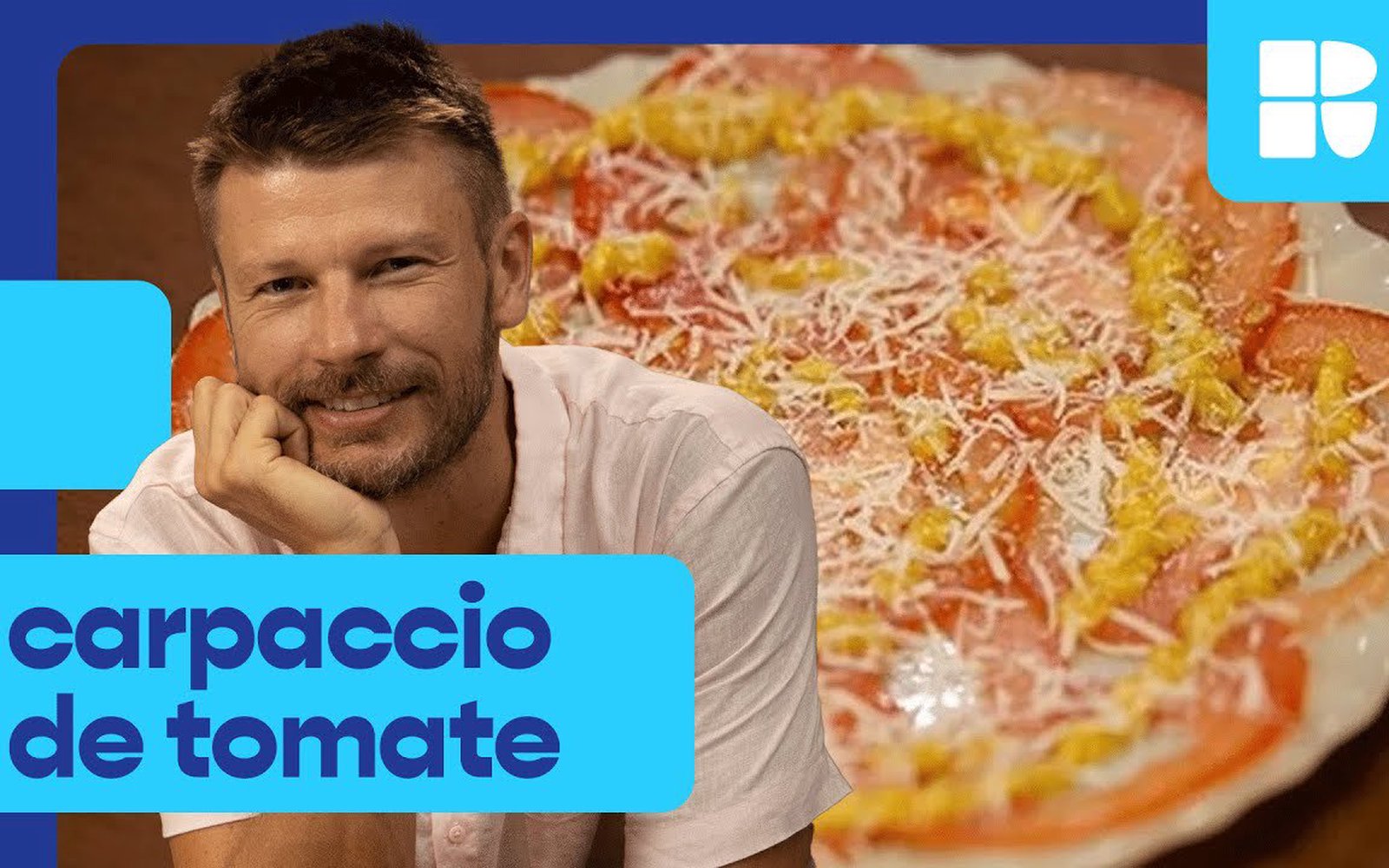 Como preparar CARPACCIO DE TOMATE