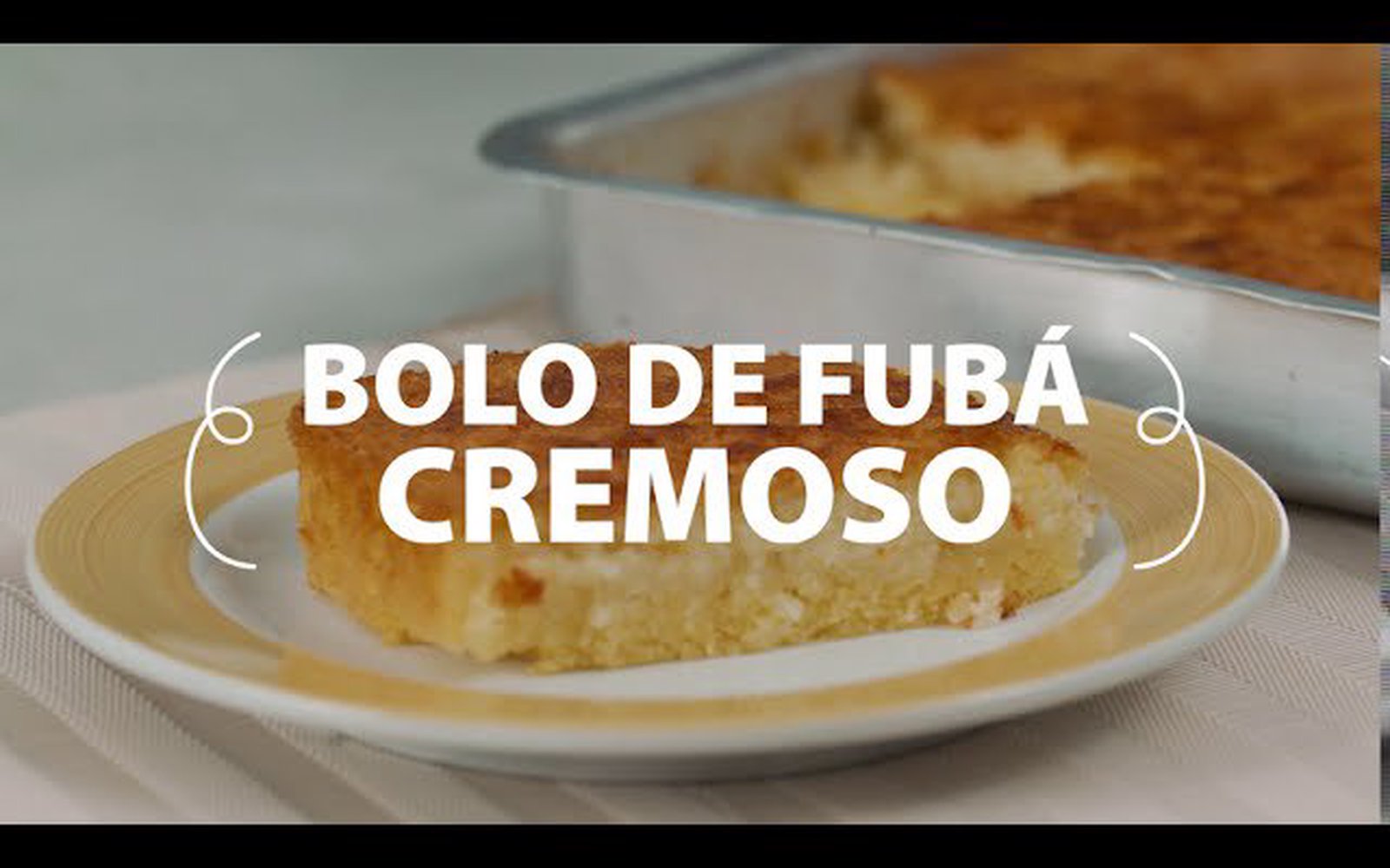Bolo de Fubá Cremoso de Liquidificador