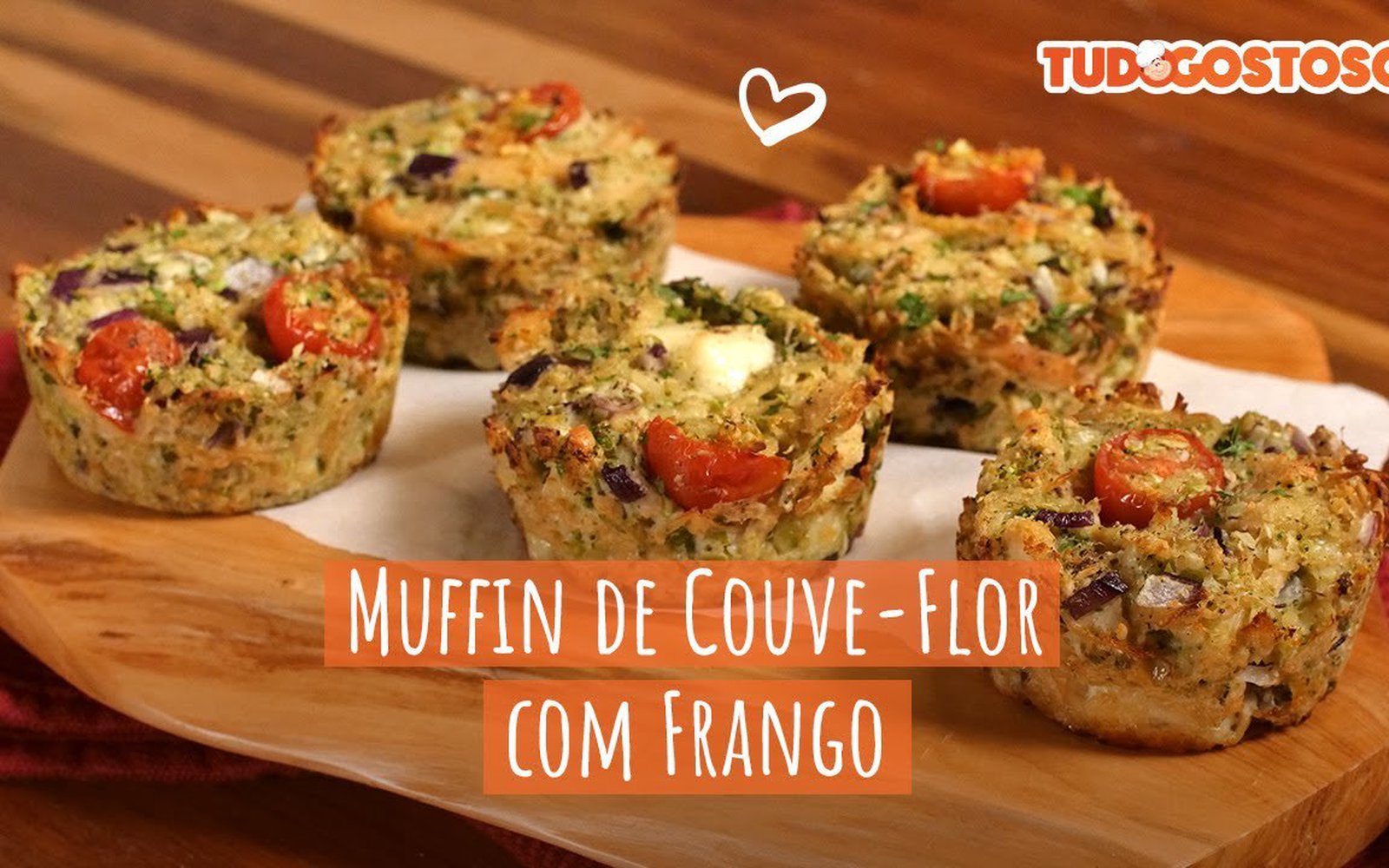 Muffin de Couve-Flor com Frango