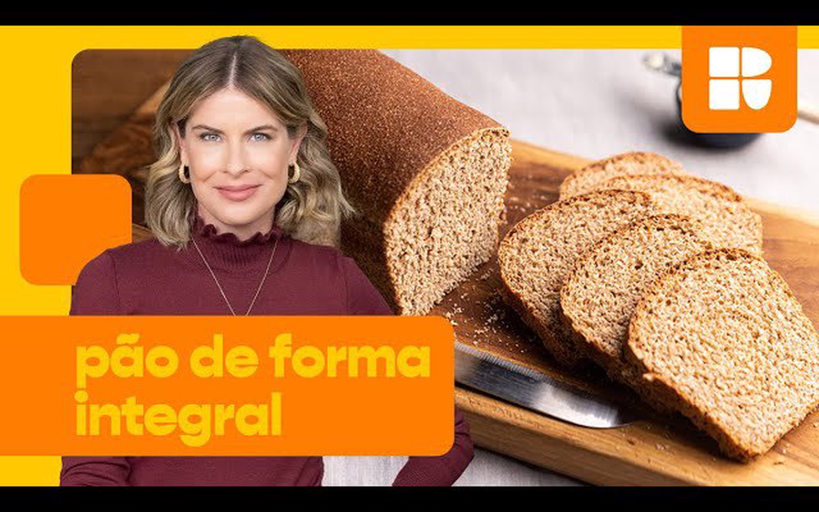 Pão de forma 100% integral
