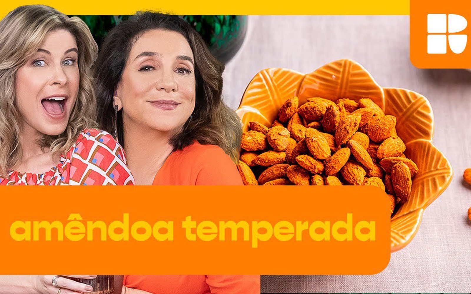 Amêndoas Temperadas com Laranja