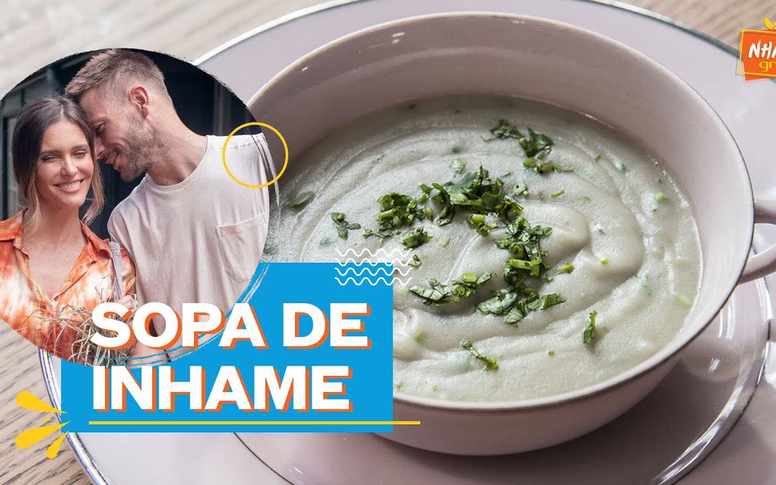 Sopa de Inhame com Cardamomo