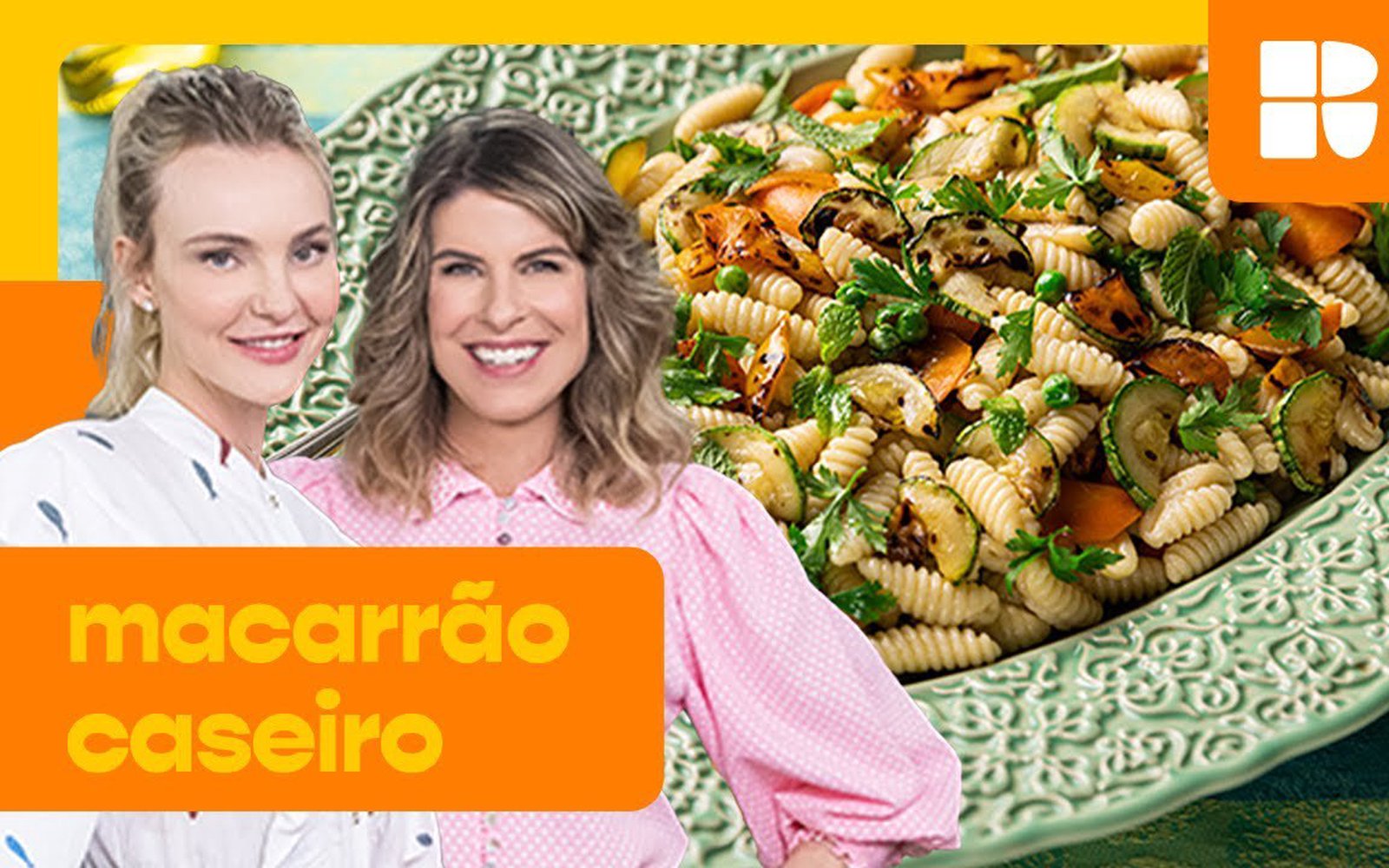Macarrão Cavatelli caseiro com dois ingredientes