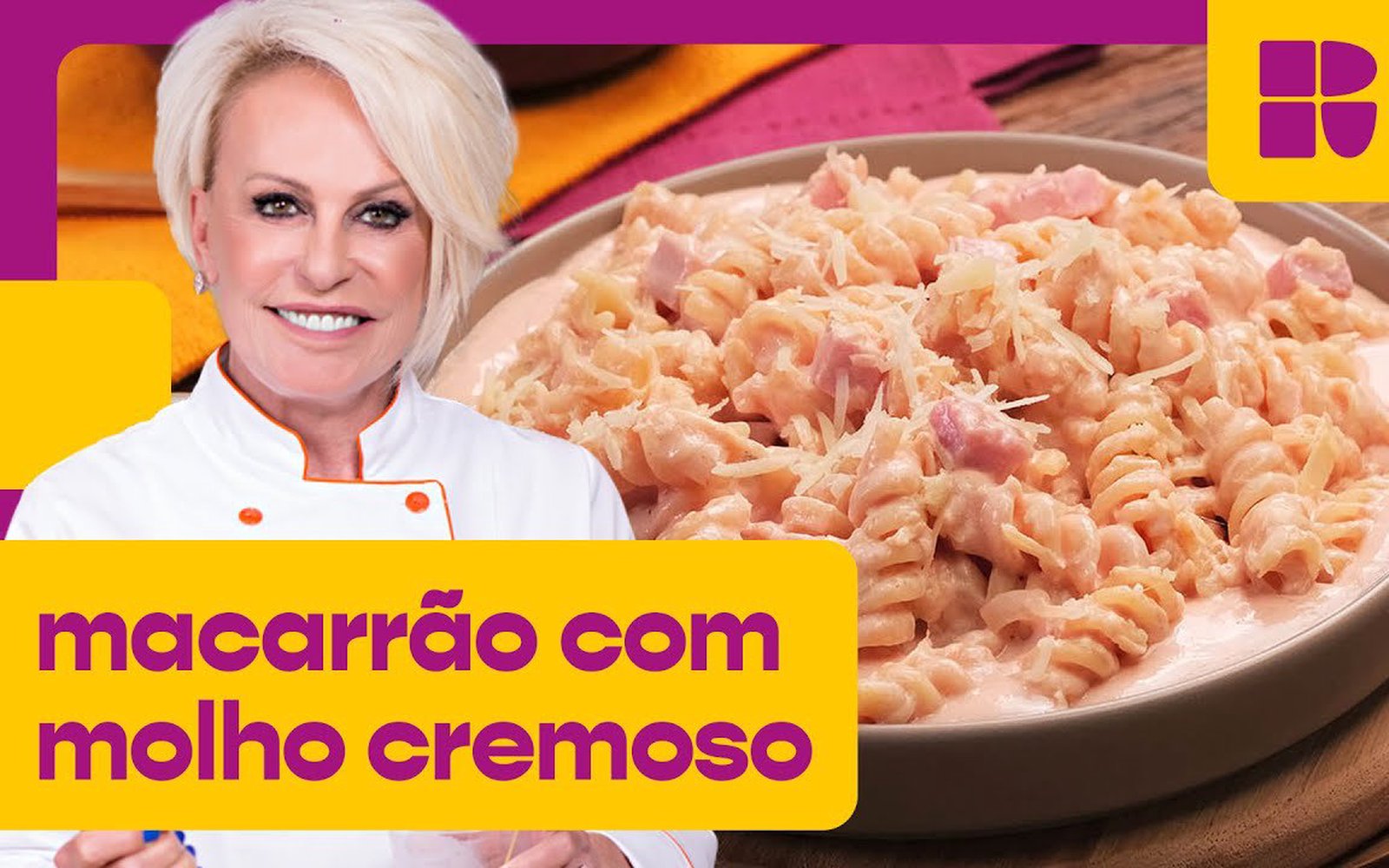 Macarrão Parafuso com Molho Cremoso