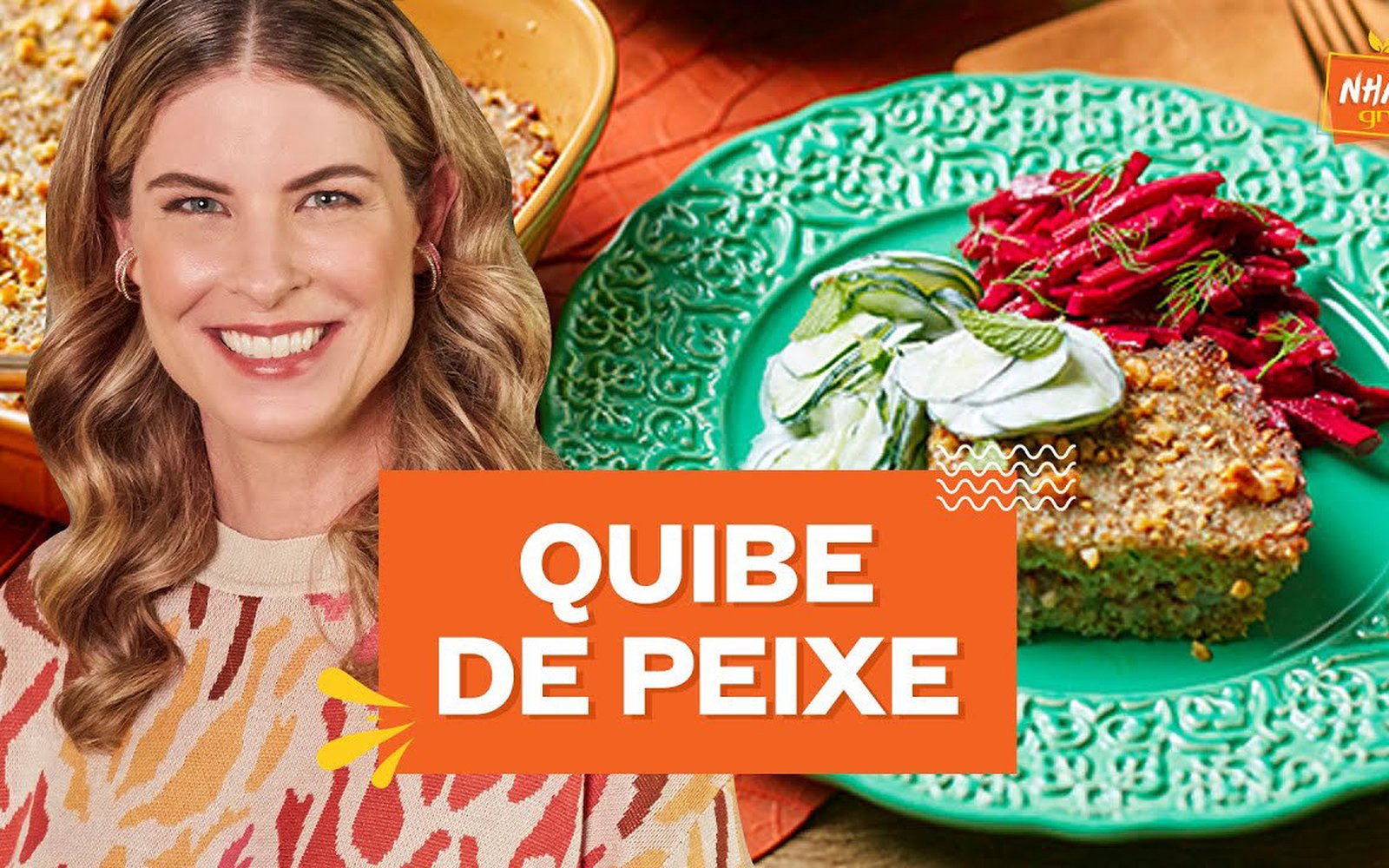 Quibe de Peixe Recheado com Cebola e Uva-Passa