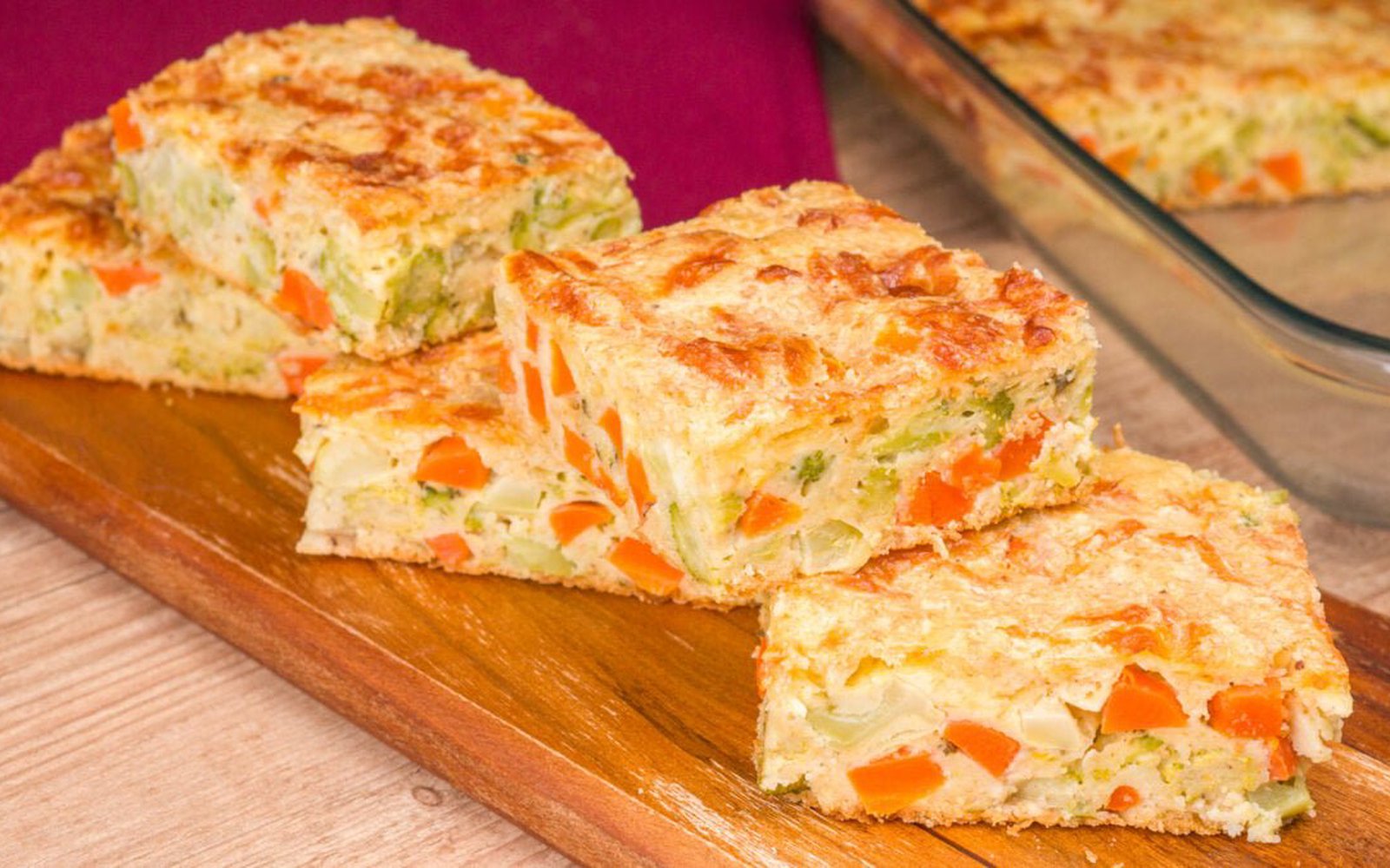 Torta de Liquidificador de Brócolis