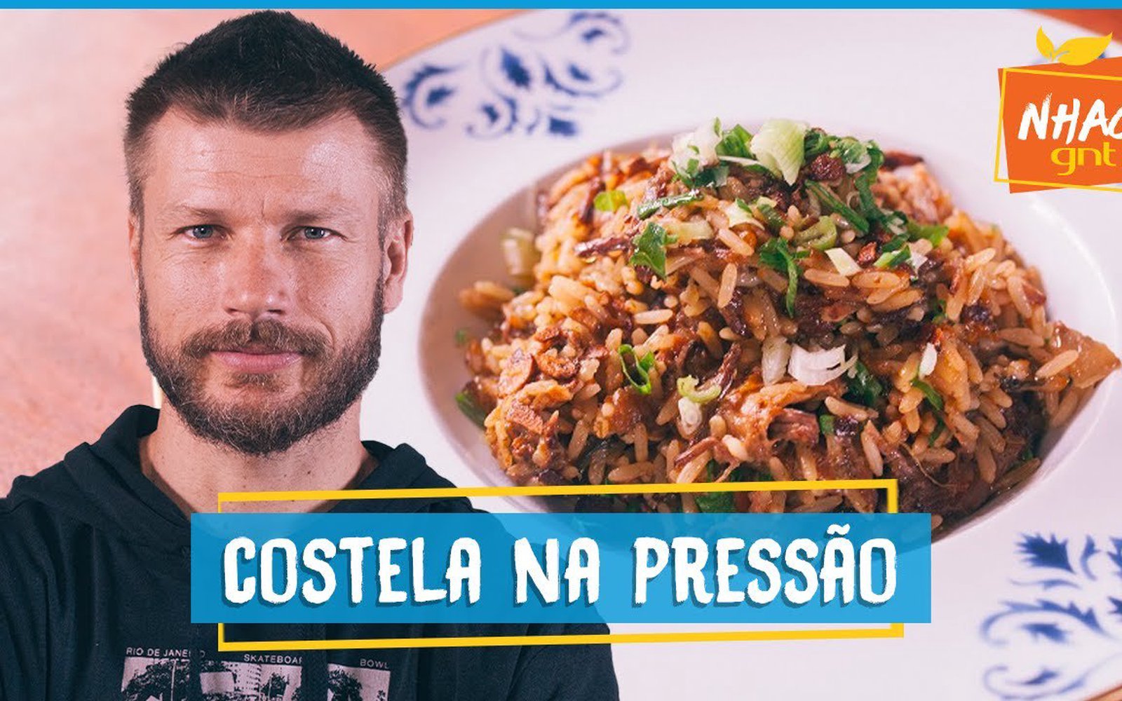 Arroz de Costela com Alho Frito