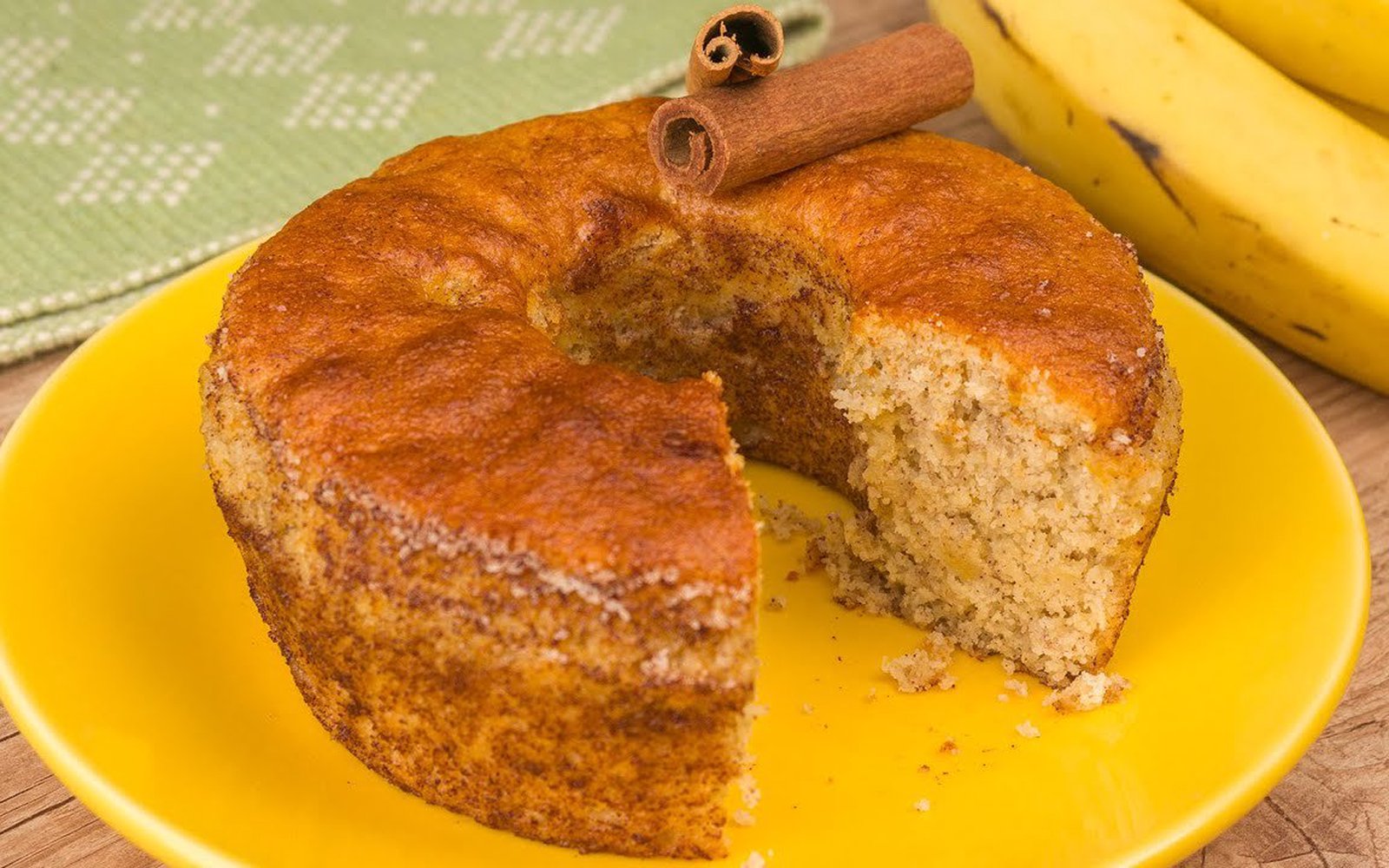 Bolo de Banana na Airfryer