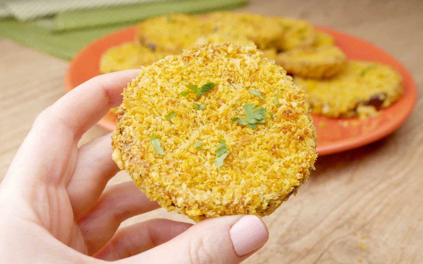 Berinjela Empanada na Air Fryer