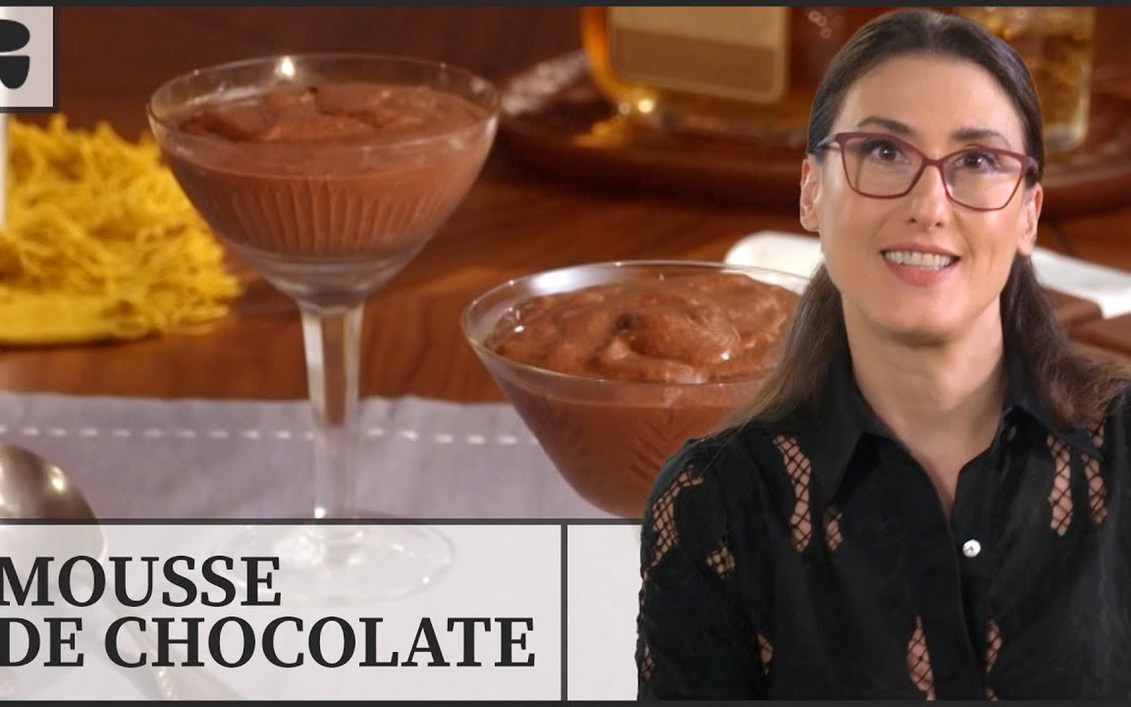Mousse de Chocolate com Cachaça