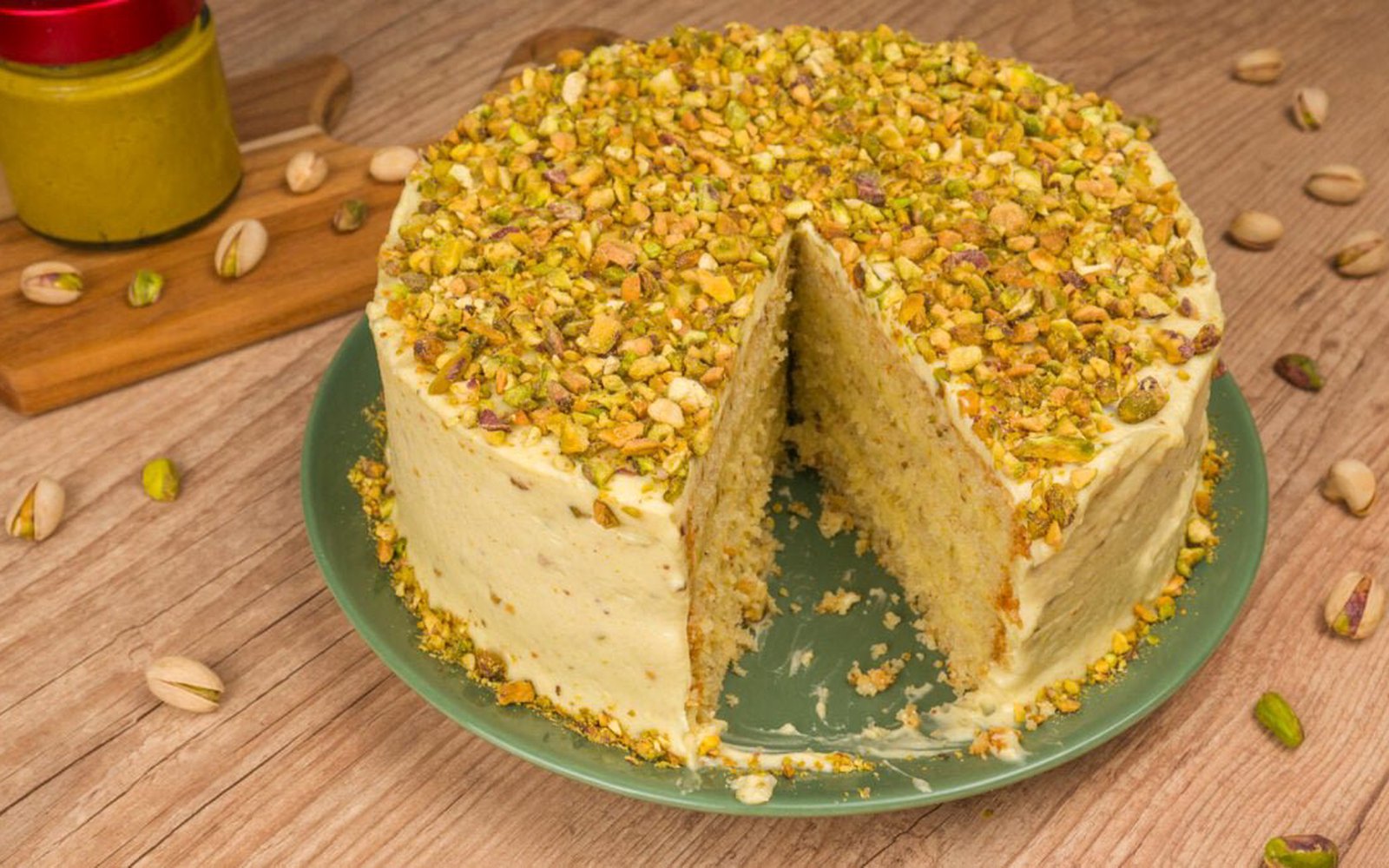 Bolo de Pistache