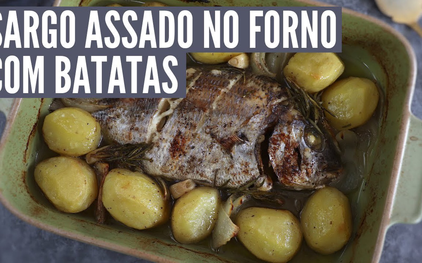Sargo Assado no Forno com Batatas