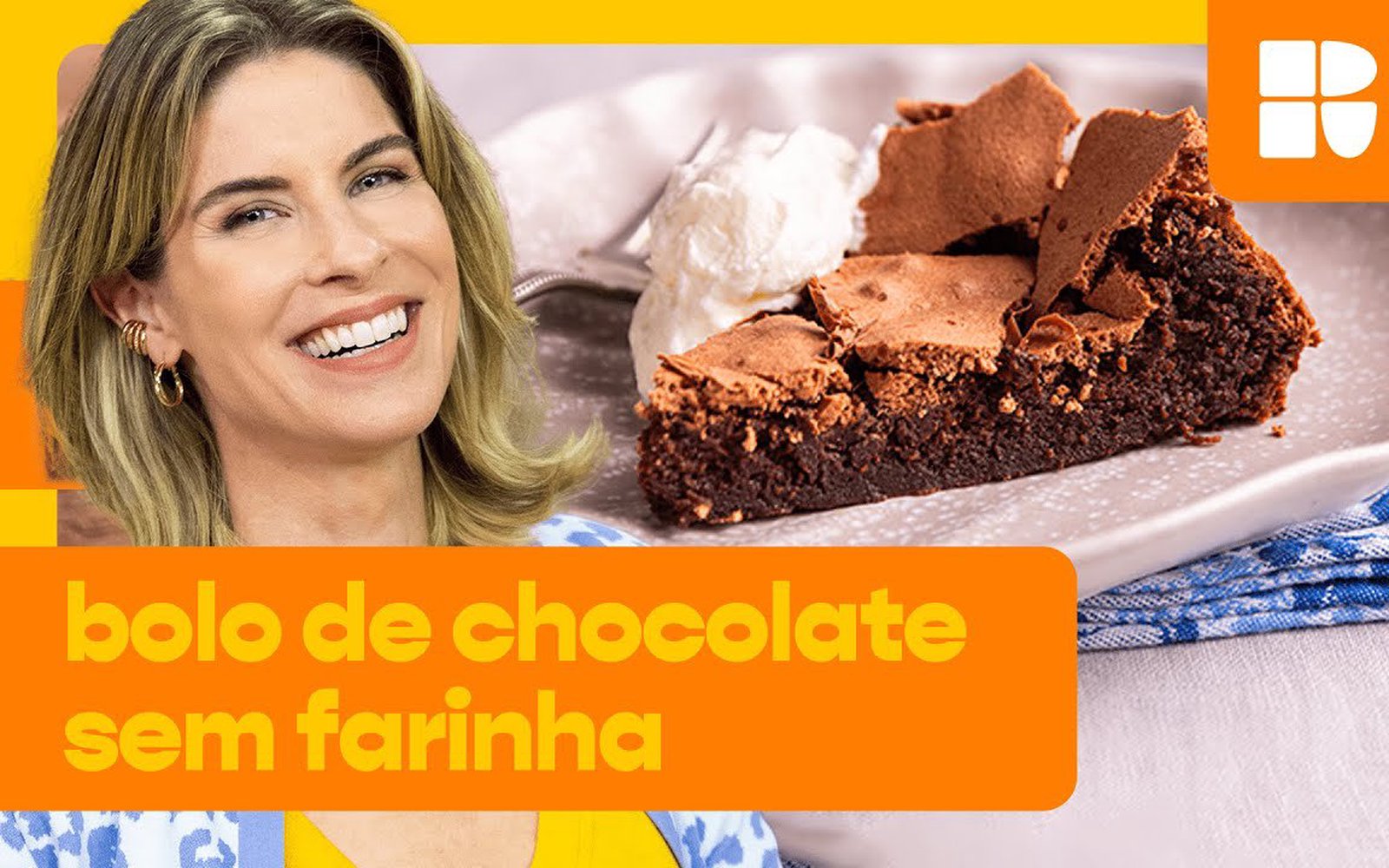 Bolo de chocolate sem farinha