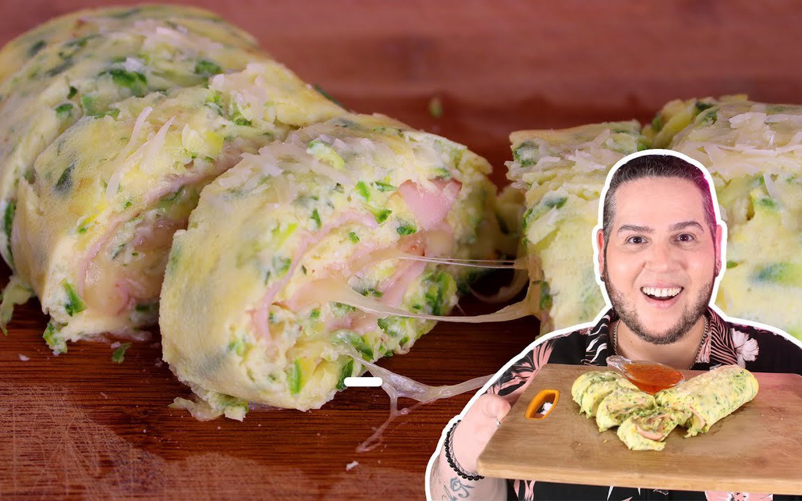 Rocambole Salgado de Abobrinha