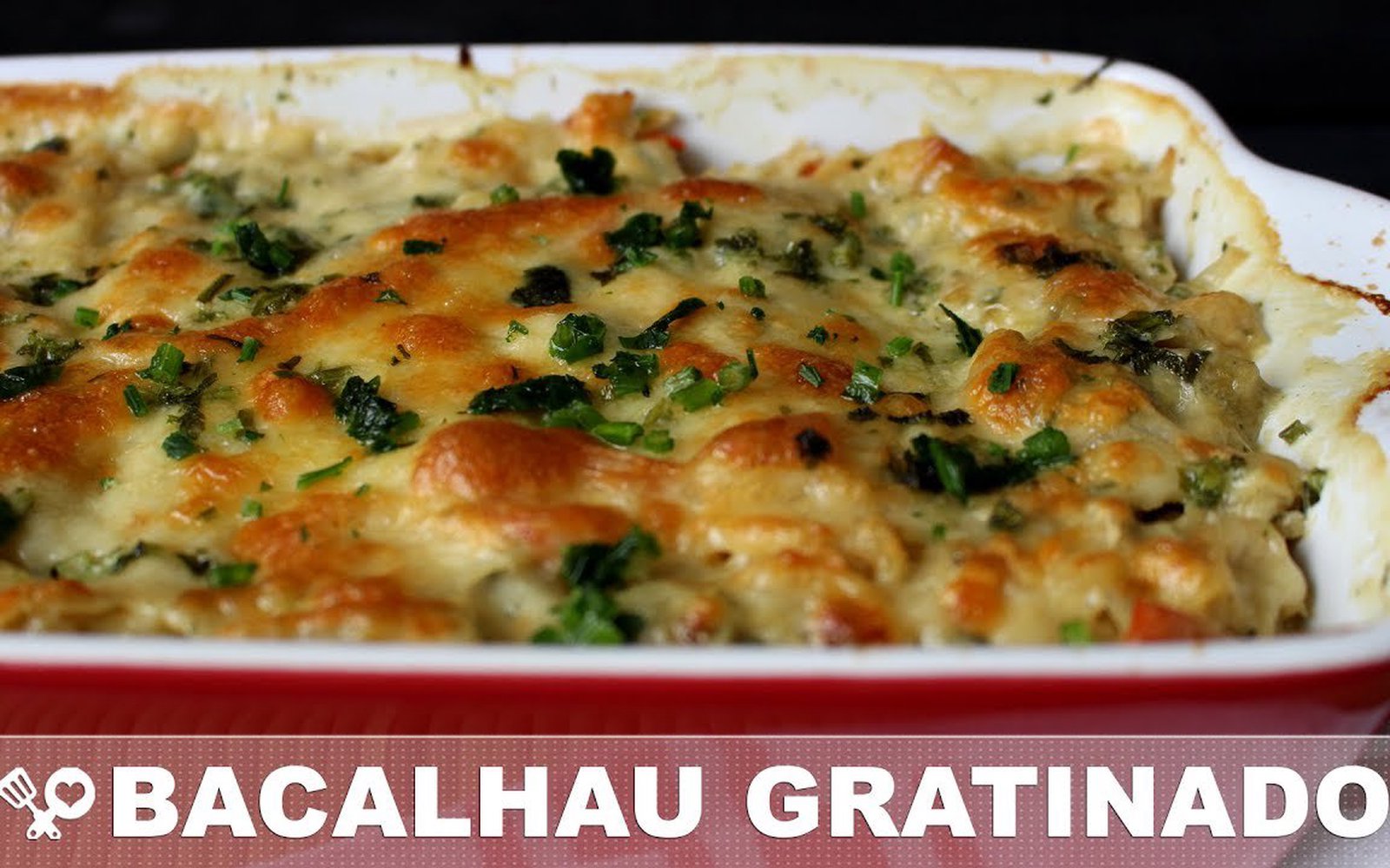 Bacalhau Gratinado com Queijo