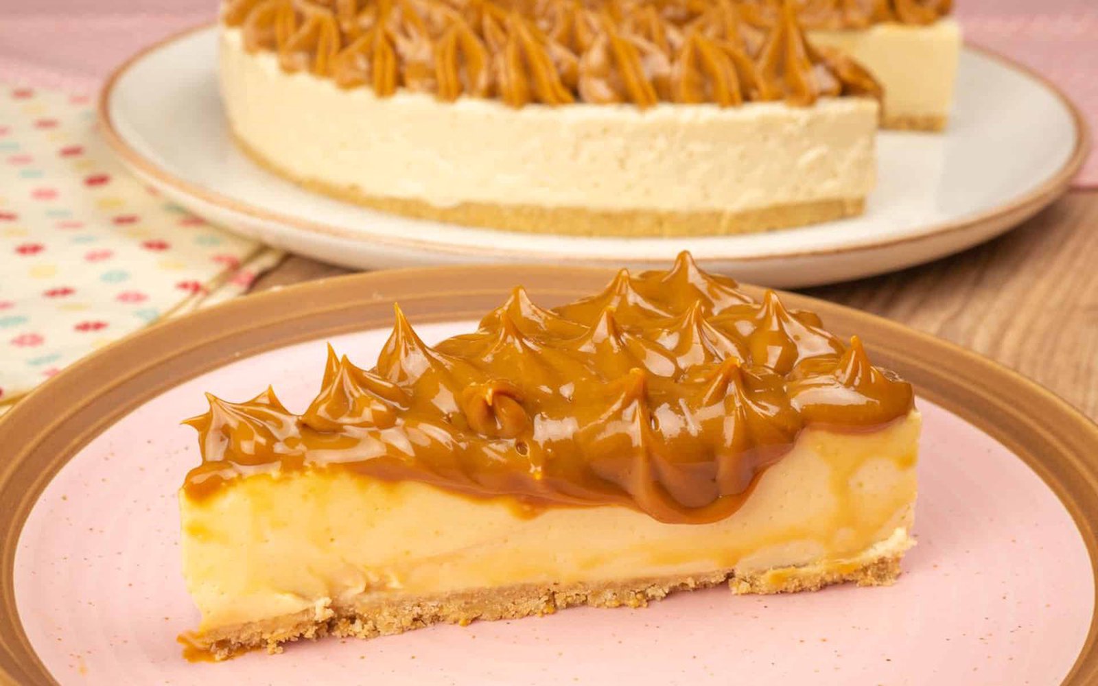 Cheesecake de Doce de Leite sem forno