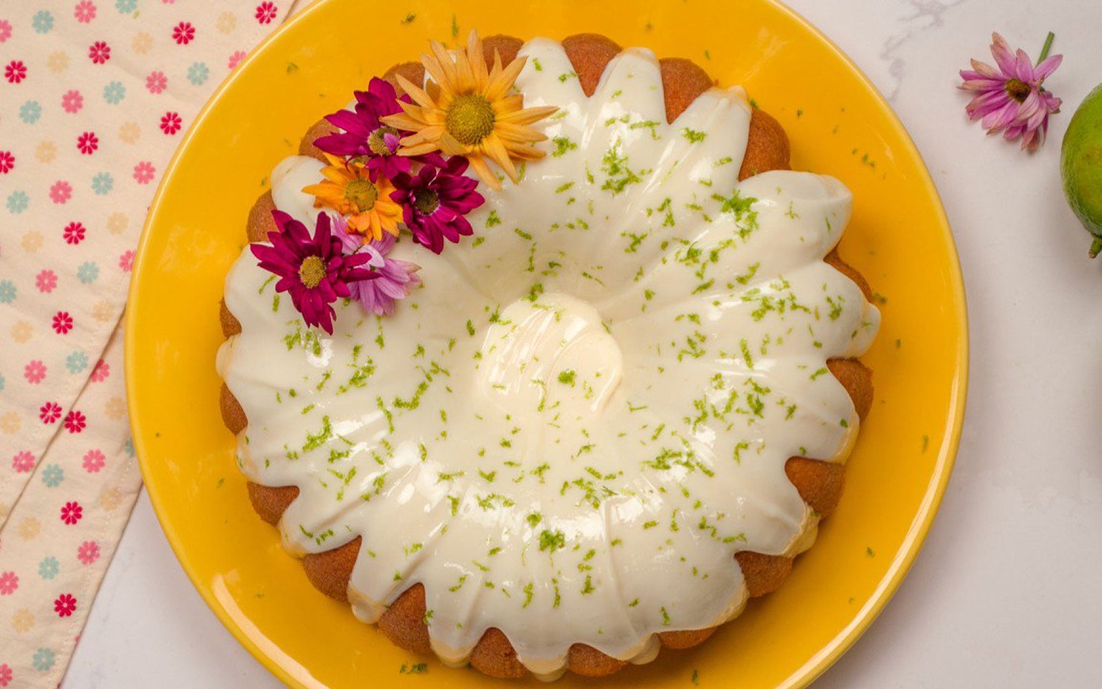 Bolo de Limão de Liquidificador