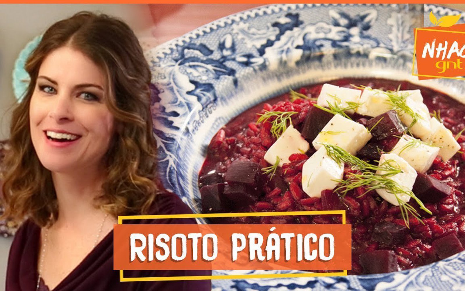 Risoto de Beterraba com Parmesão e Queijo Minas