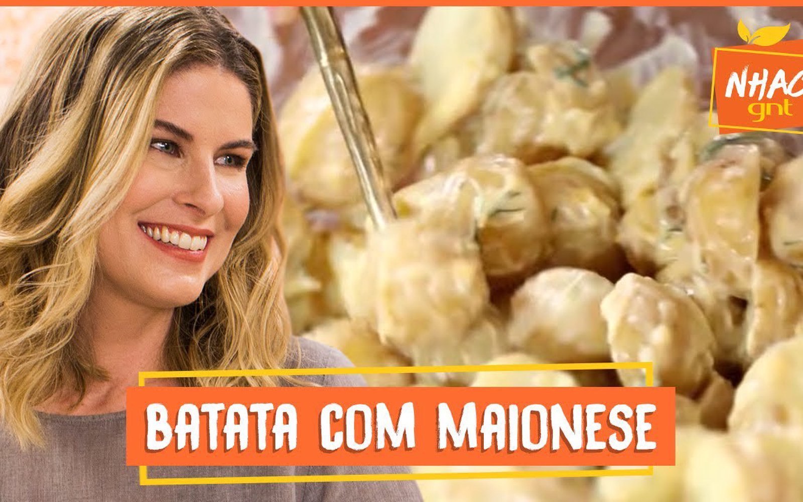 Salada de batata com maionese caseira