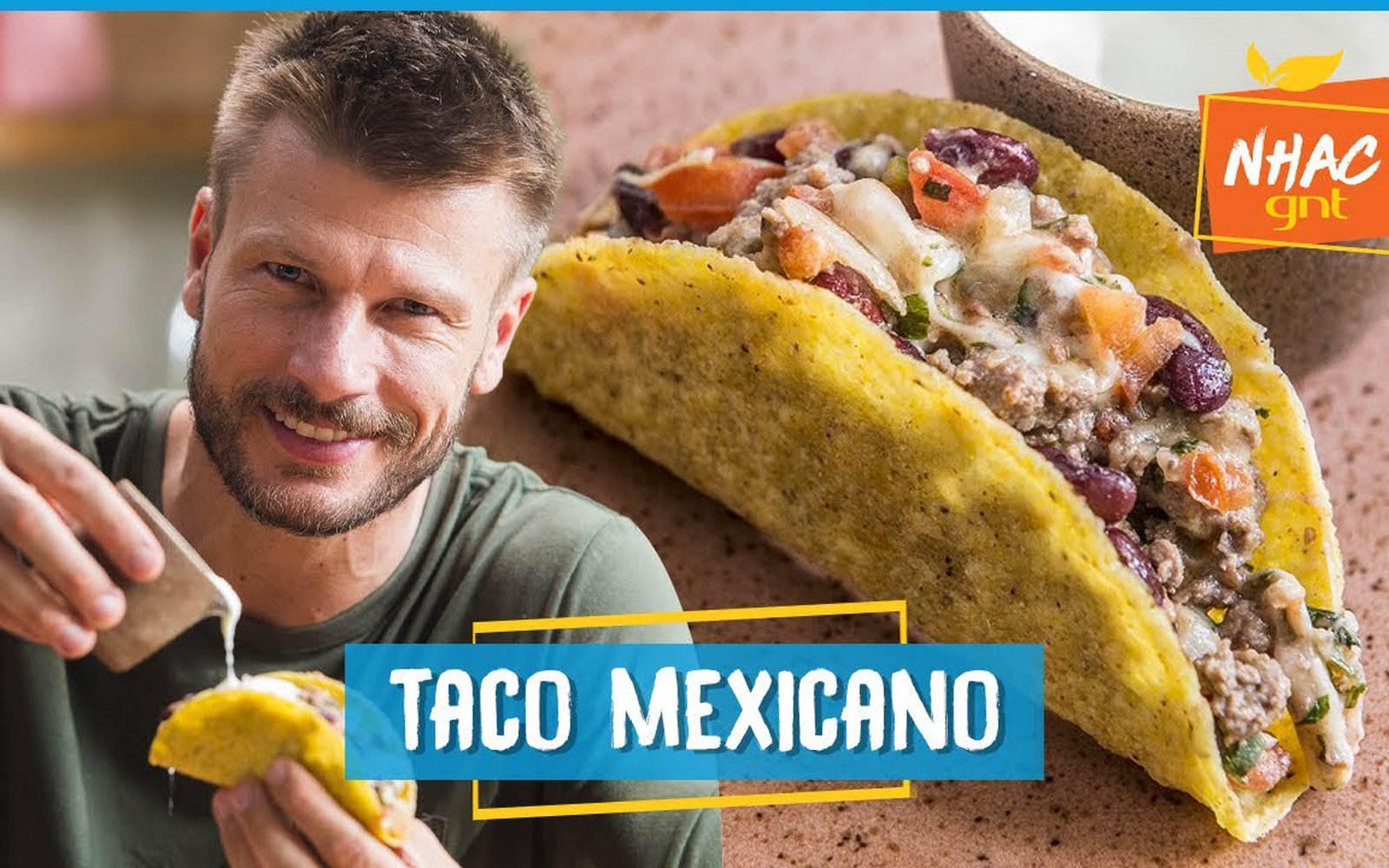 Taco Mexicano com Chilli de Carne e Sour Cream