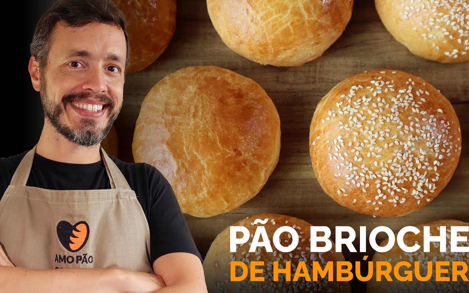 Pão Brioche de Hambúrguer