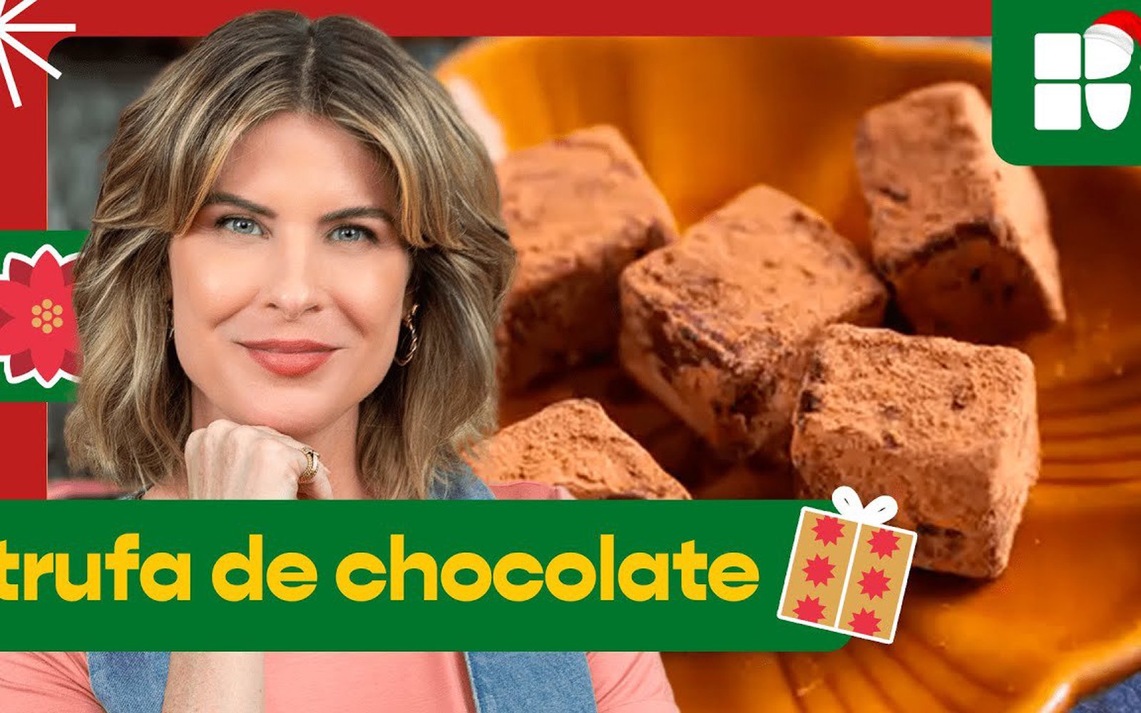 Trufinhas de chocolate com laranja e canela