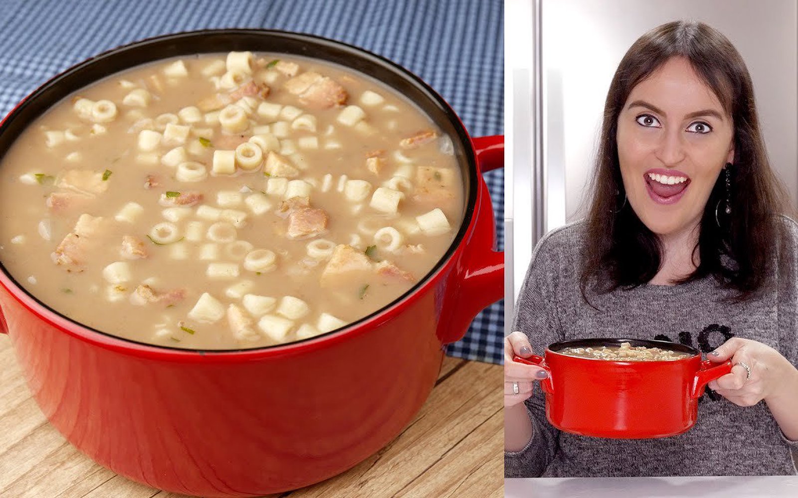 Sopa de Feijão com Macarrão