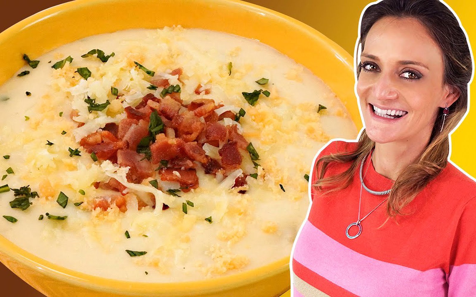 Sopa de Batata e Bacon do Outback