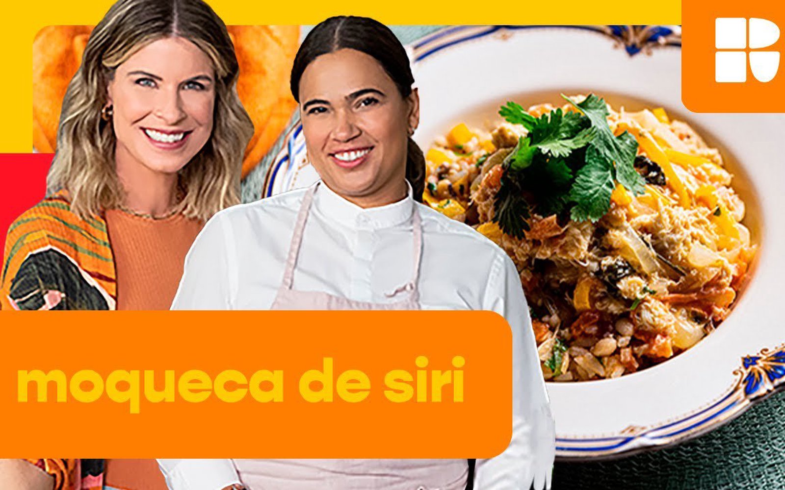 Baião de dois com moqueca sirizada
