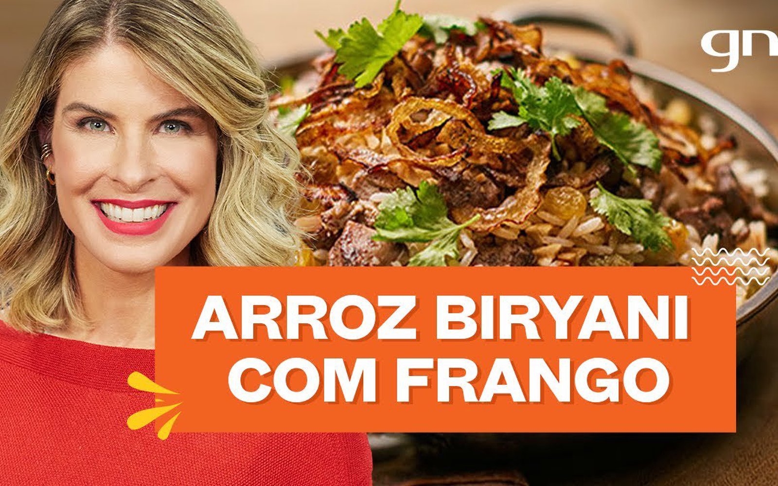 Arroz Biryani com Frango
