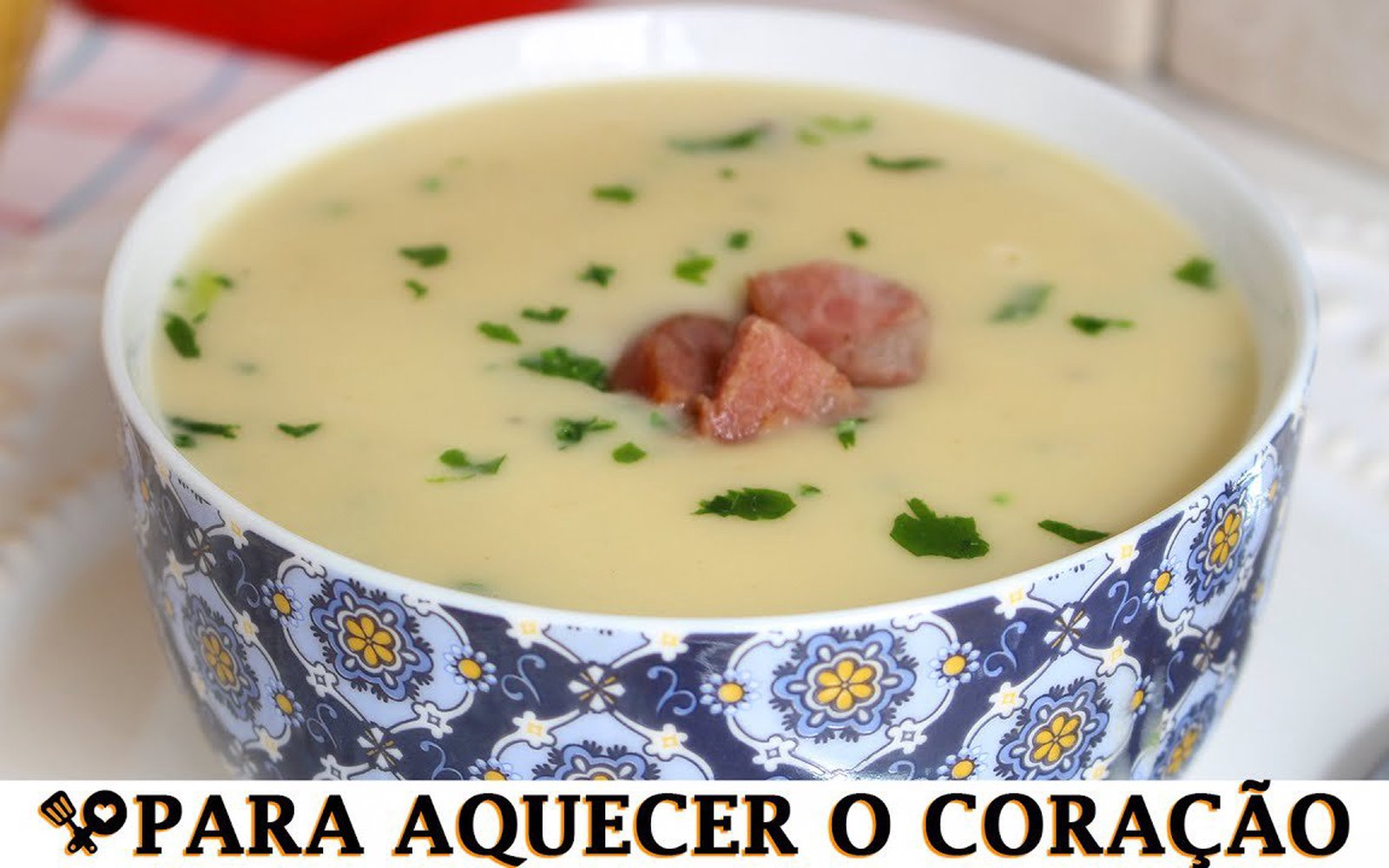 Sopa de Batata com Calabresa