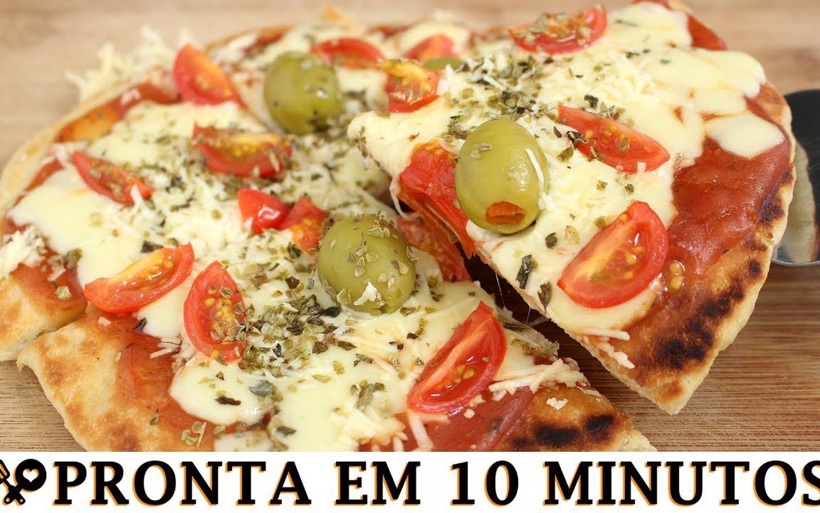 Pizza de Frigideira Rápida e Fácil