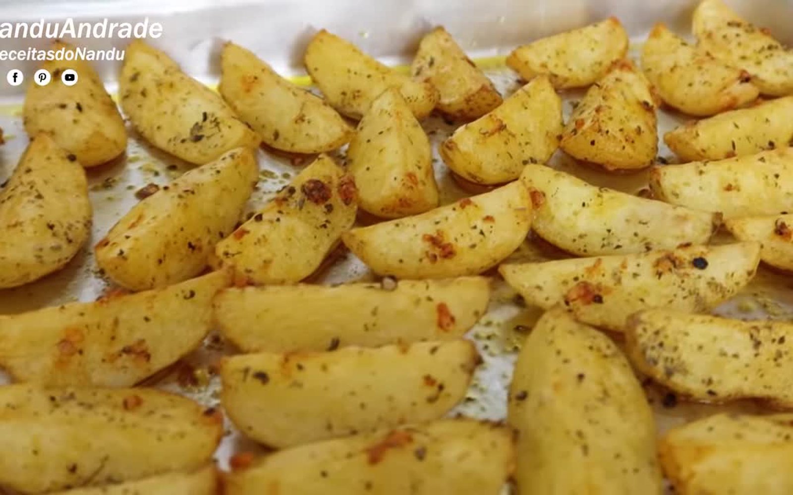 Receita de Batata Rústica Crocante
