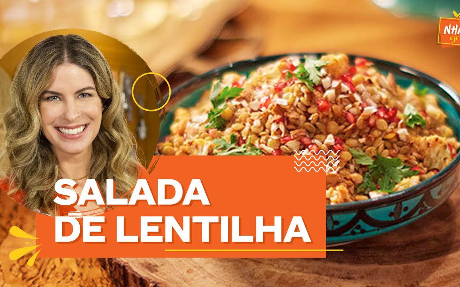 Salada de Lentilha com Couve-flor e Molho de Especiarias e Mel