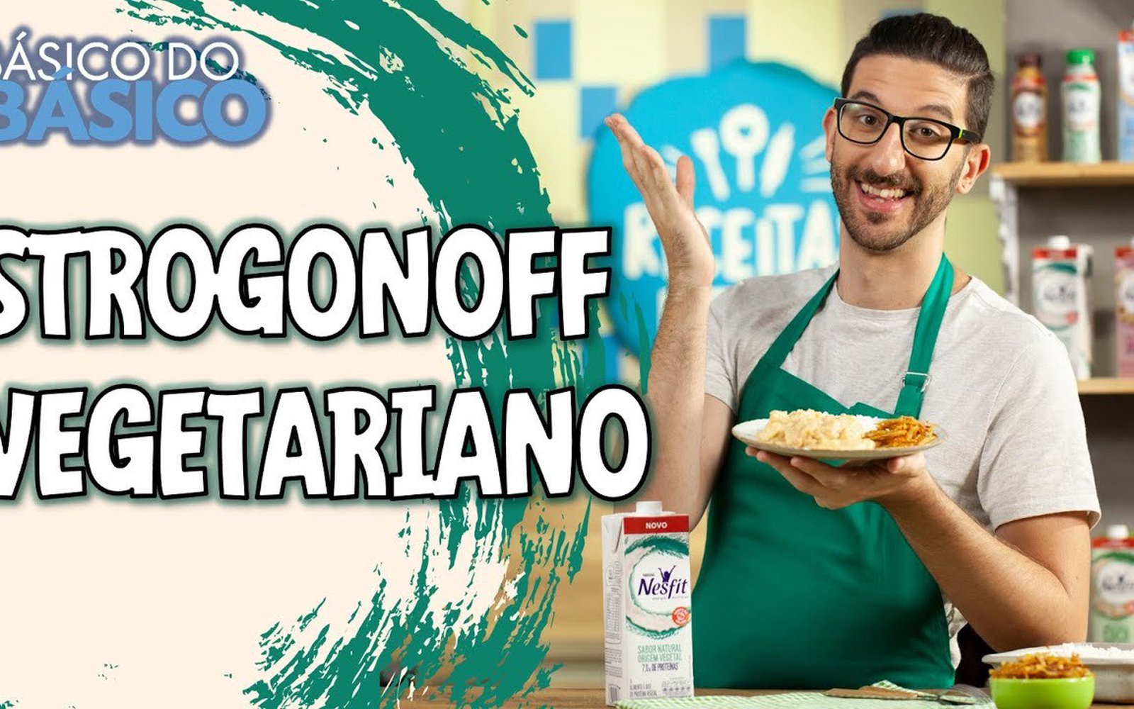 Strogonoff Vegetariano Cremoso de Couve-Flor e Cogumelos
