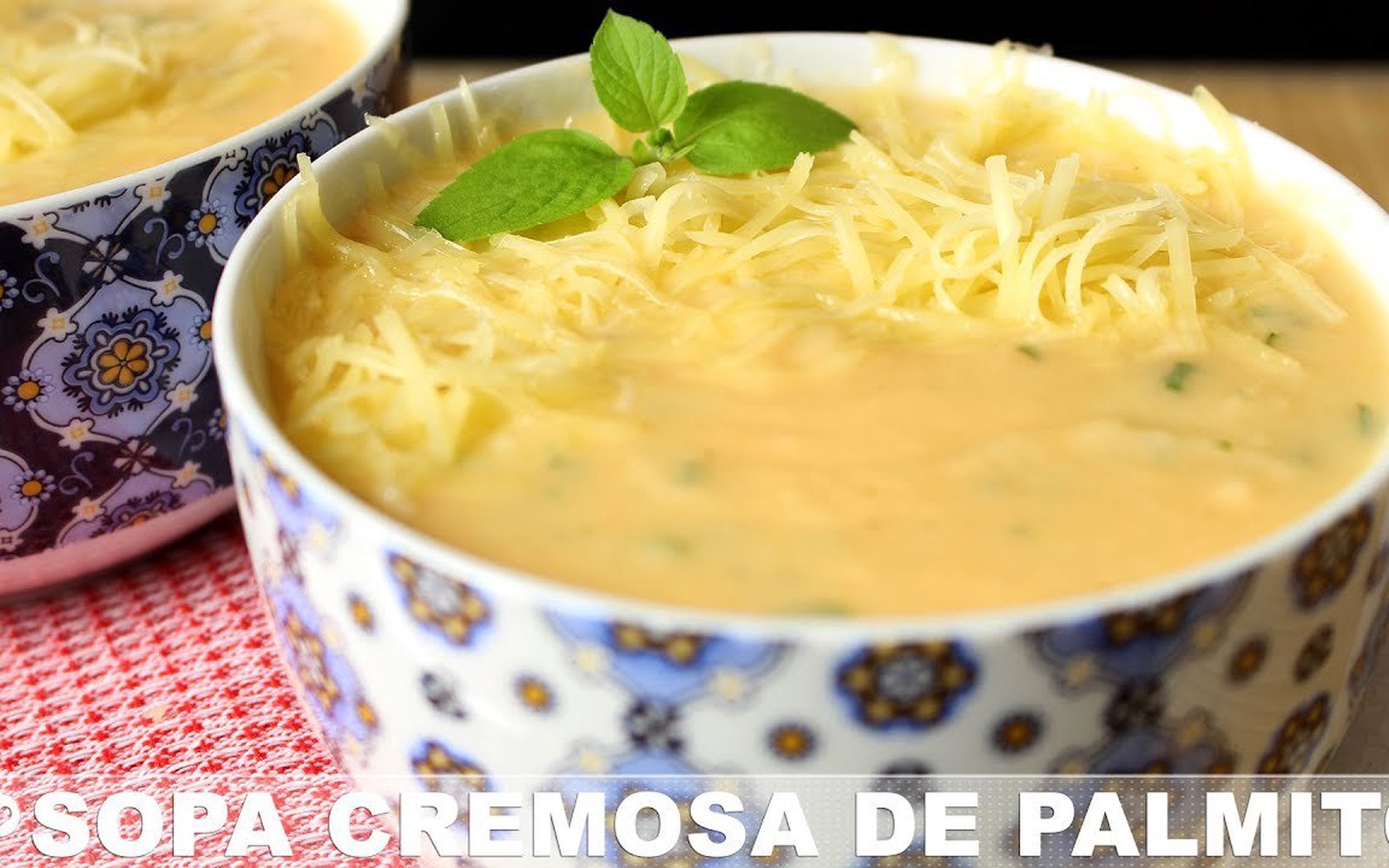Sopa Cremosa de Palmito