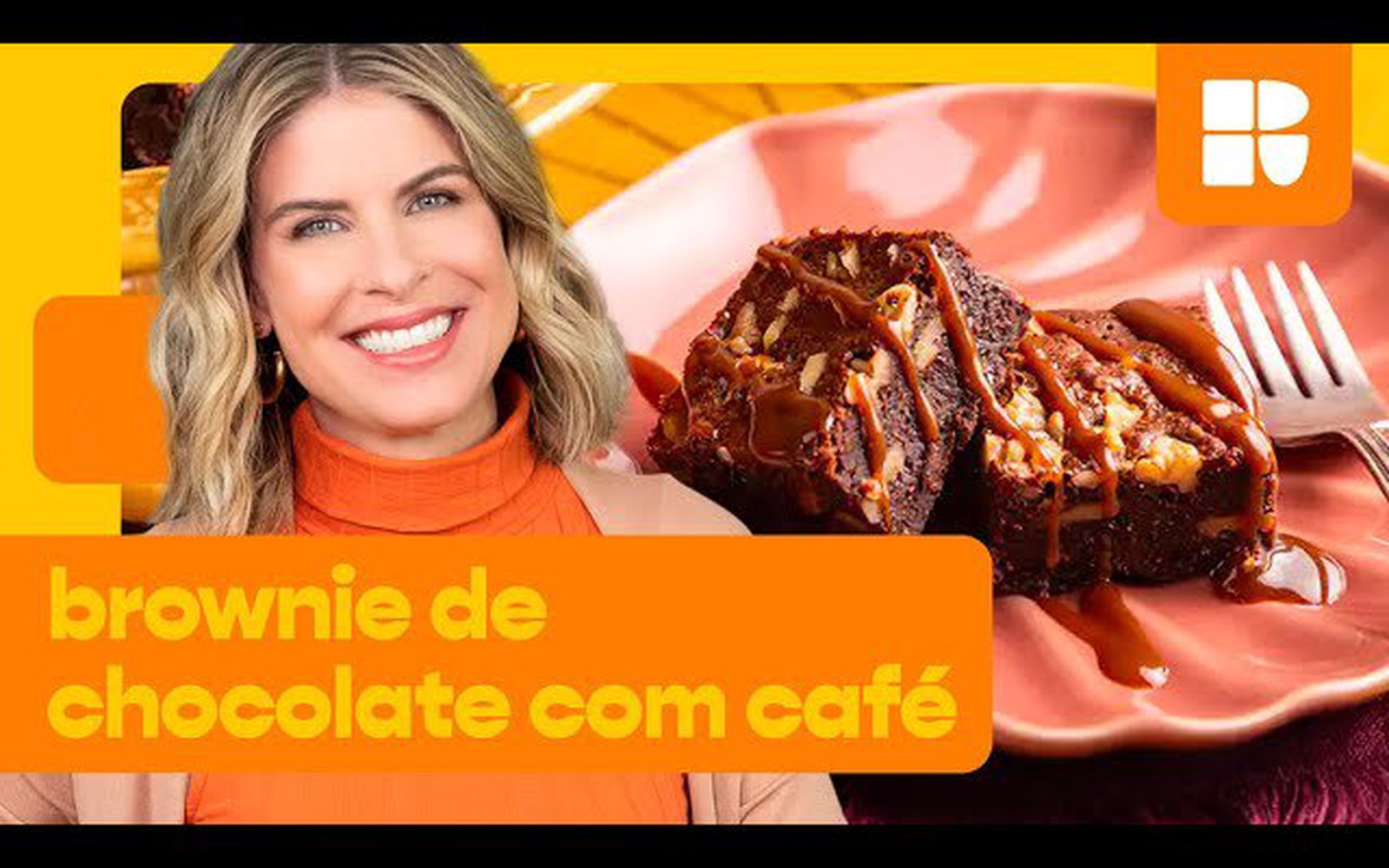 Brownie de chocolate com café