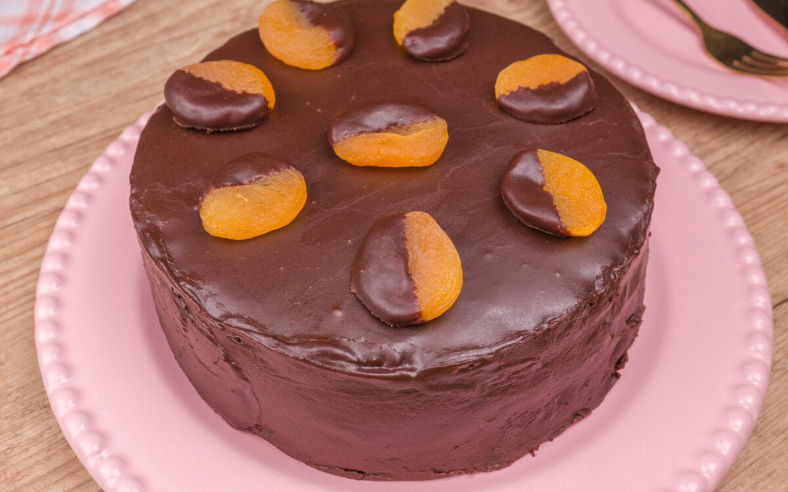 Torta de Chocolate com Damasco