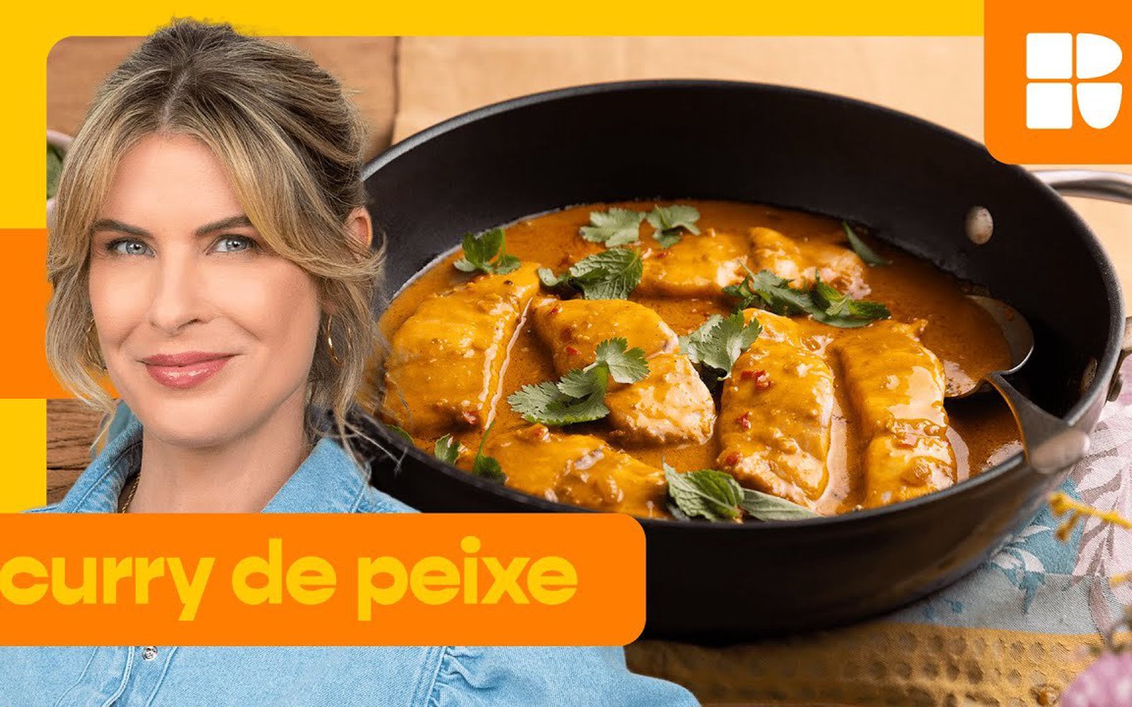 Curry de peixe rápido e fácil