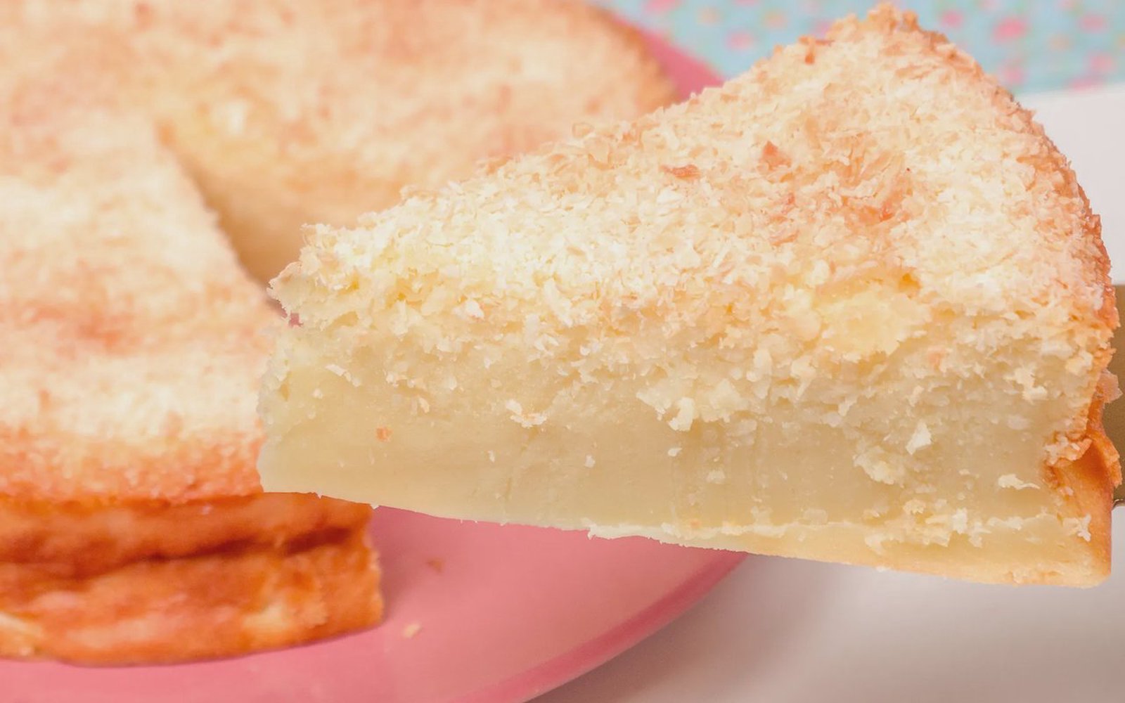 Bolo Cremoso De Coco Com Leite Condensado de Liquidificador