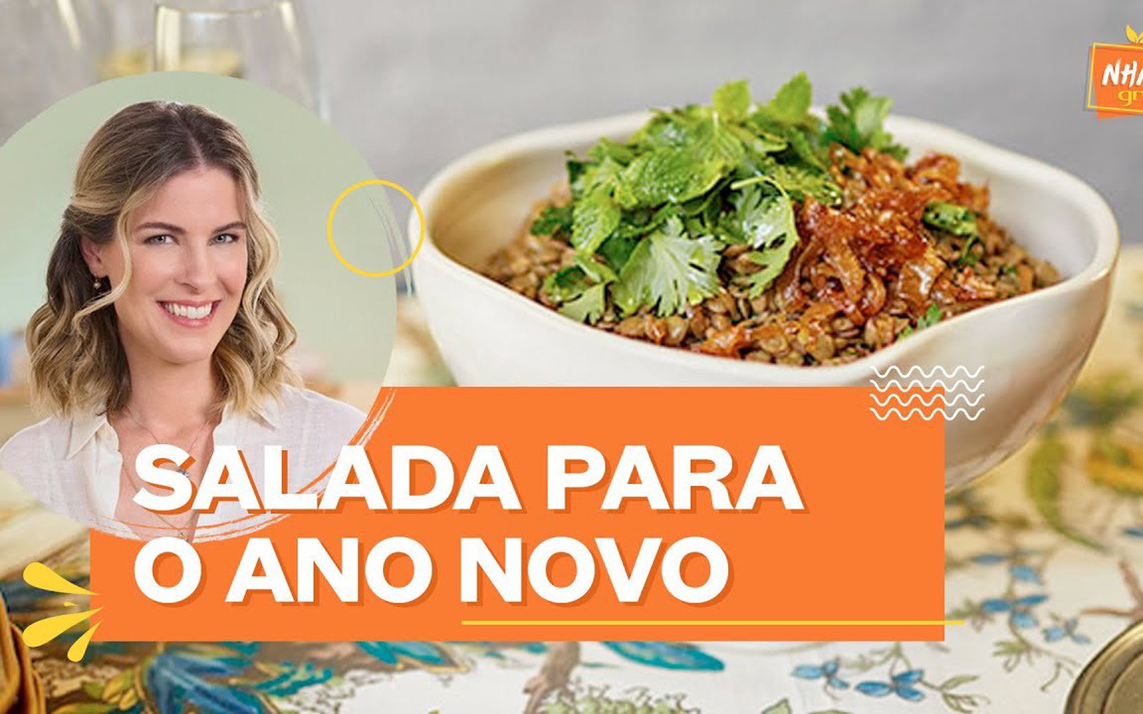 Salada de Lentilha para o Ano Novo