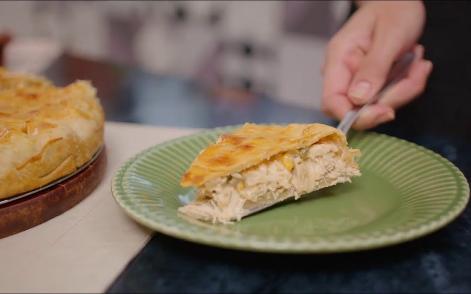Torta com Massa de Pastel