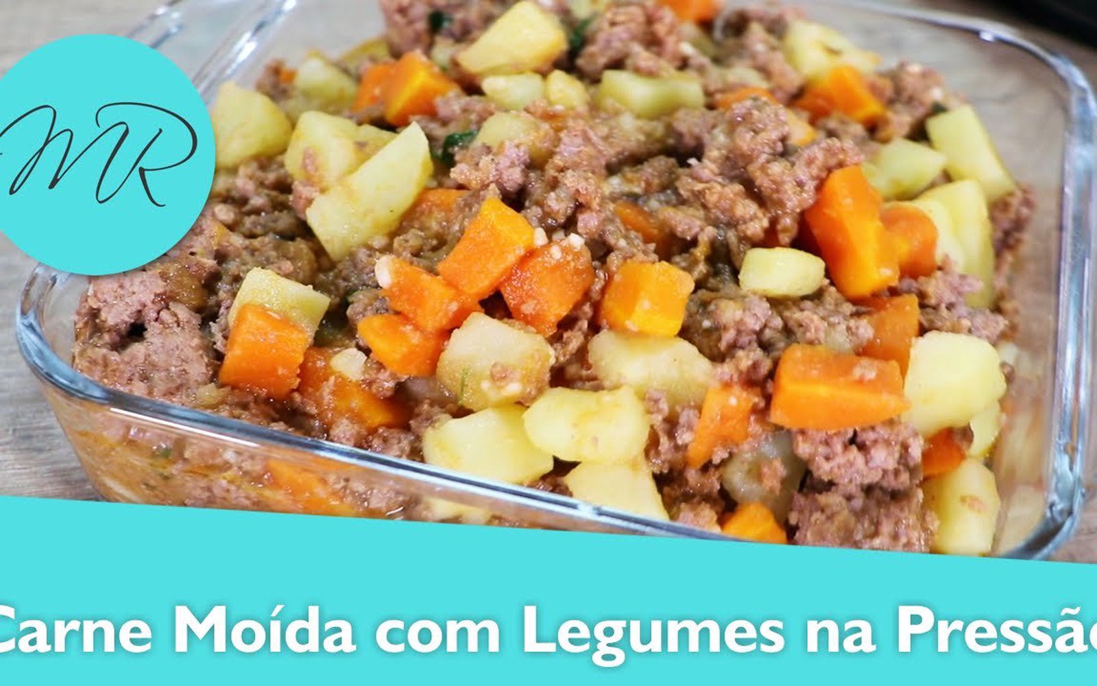 Carne Moída com Legumes na Pressão