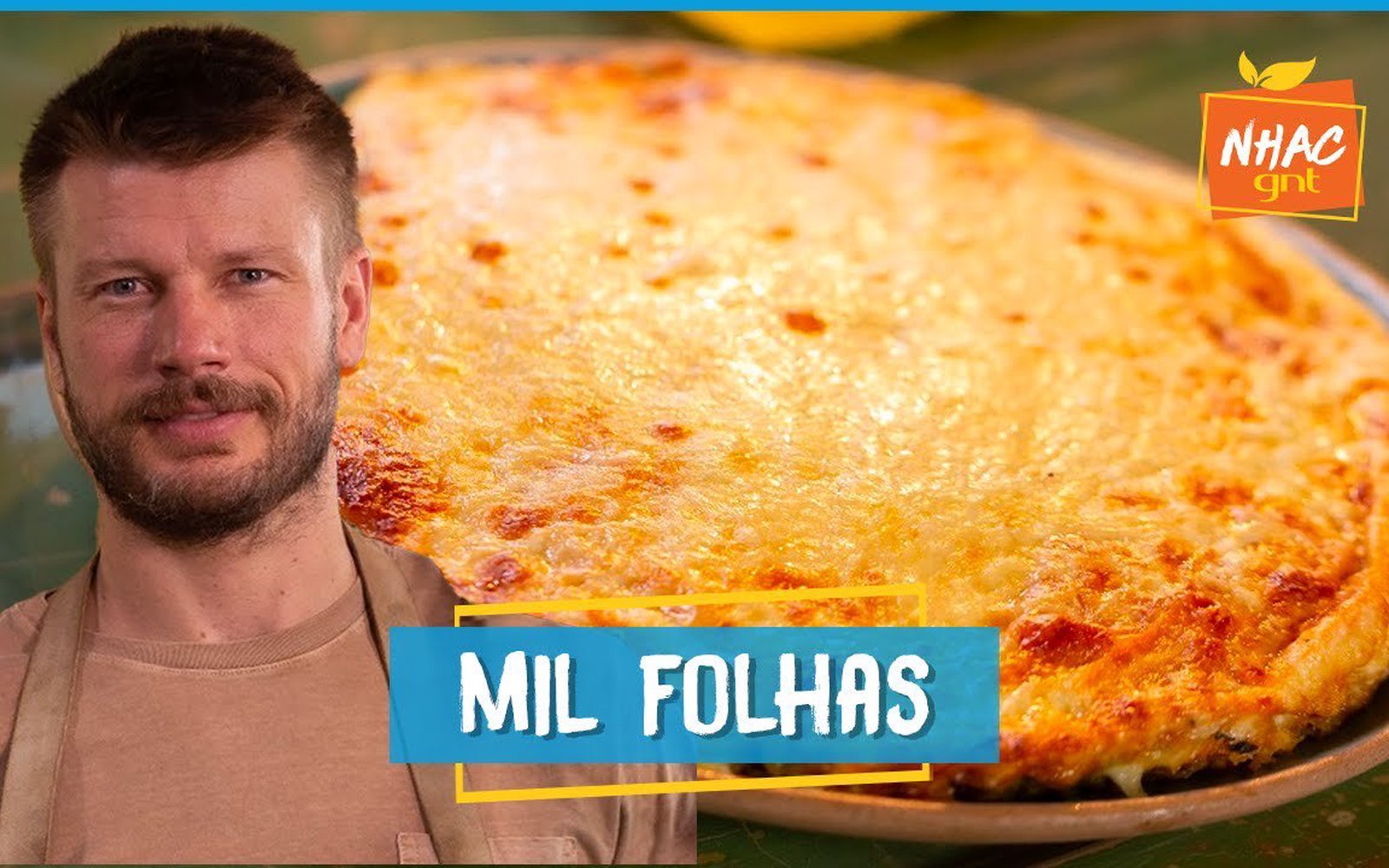 Mil folhas de cenoura com panqueca de espinafre