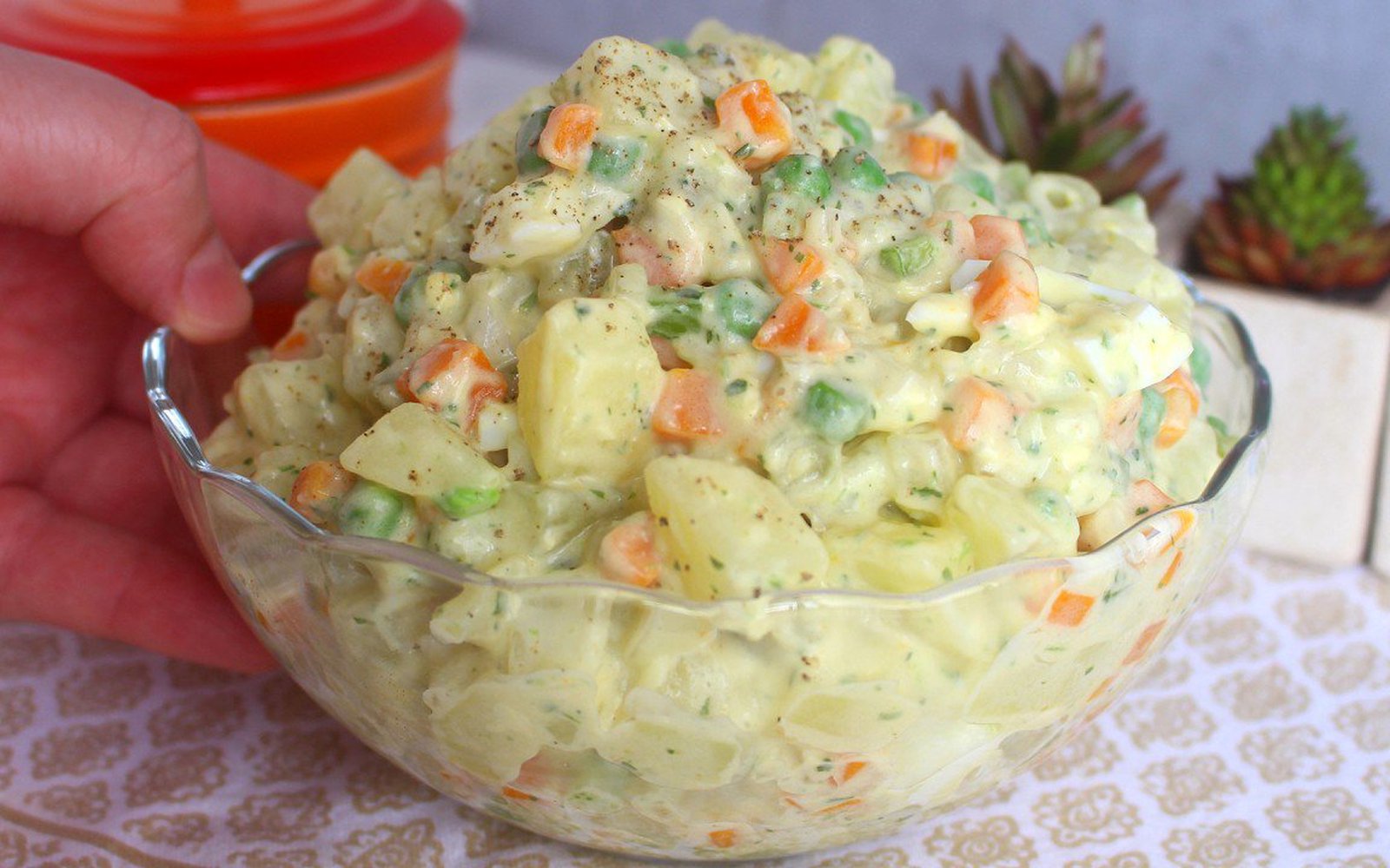 Salada de Maionese Verde