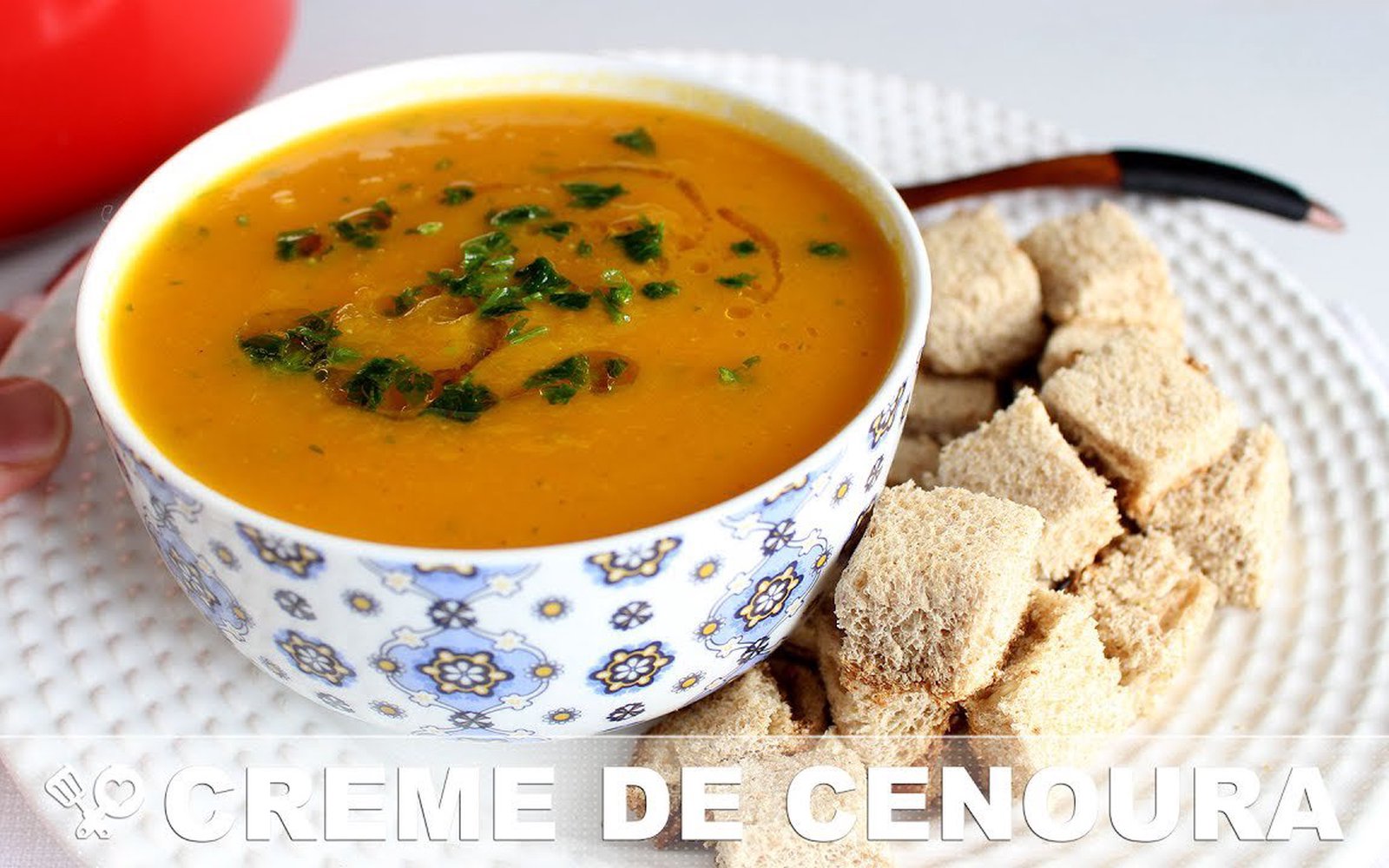 Creme de Cenoura com Gengibre