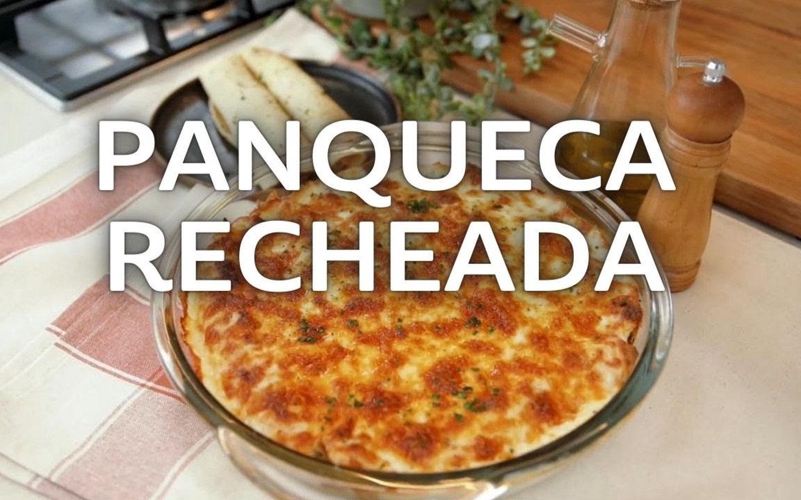 Panqueca Recheada Gratinada com Carne Moída