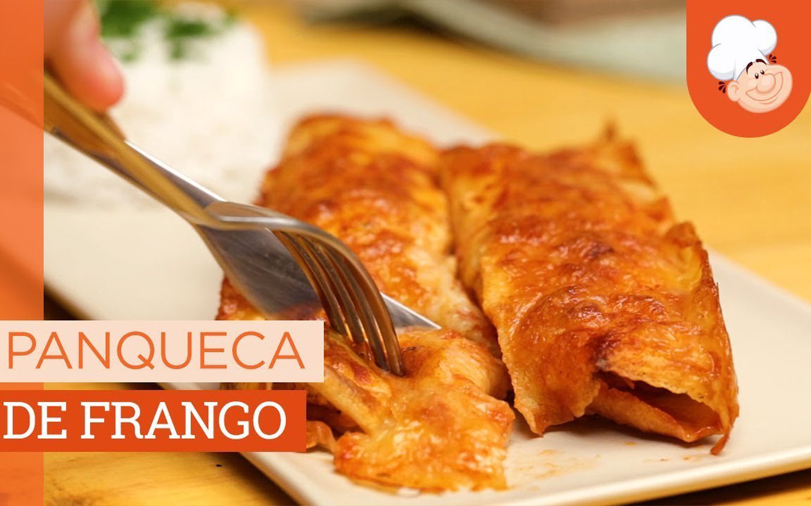 Panqueca de Frango Desfiado