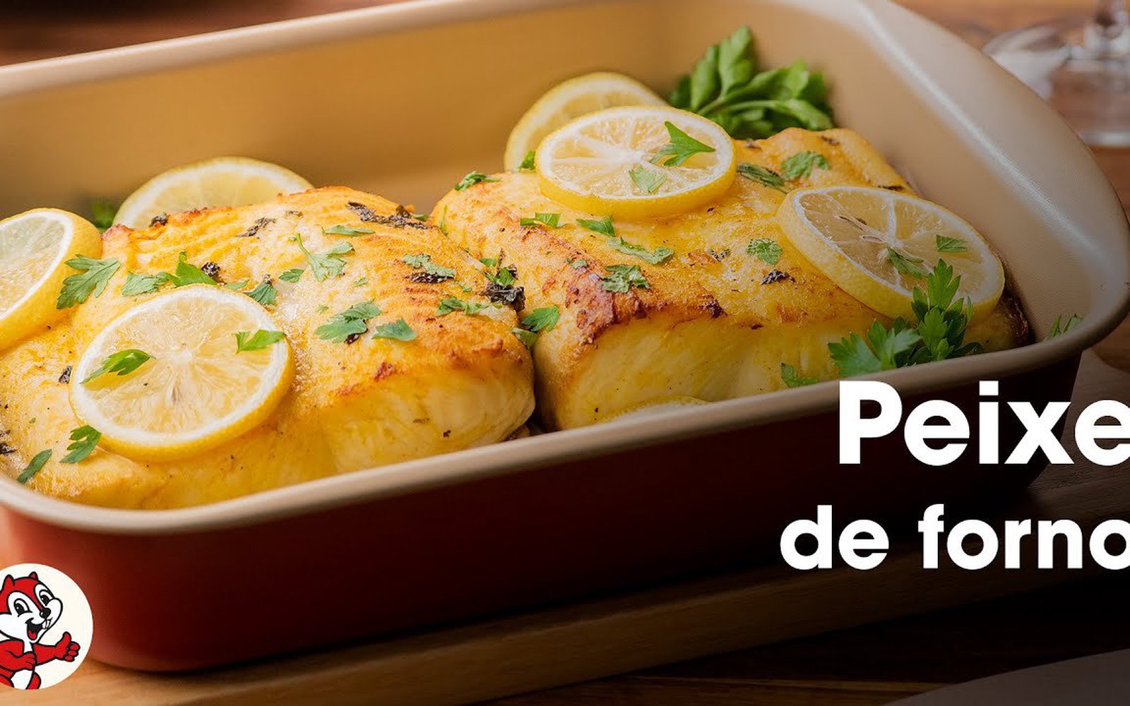 Peixe Branco Assado ao Limão-Siciliano